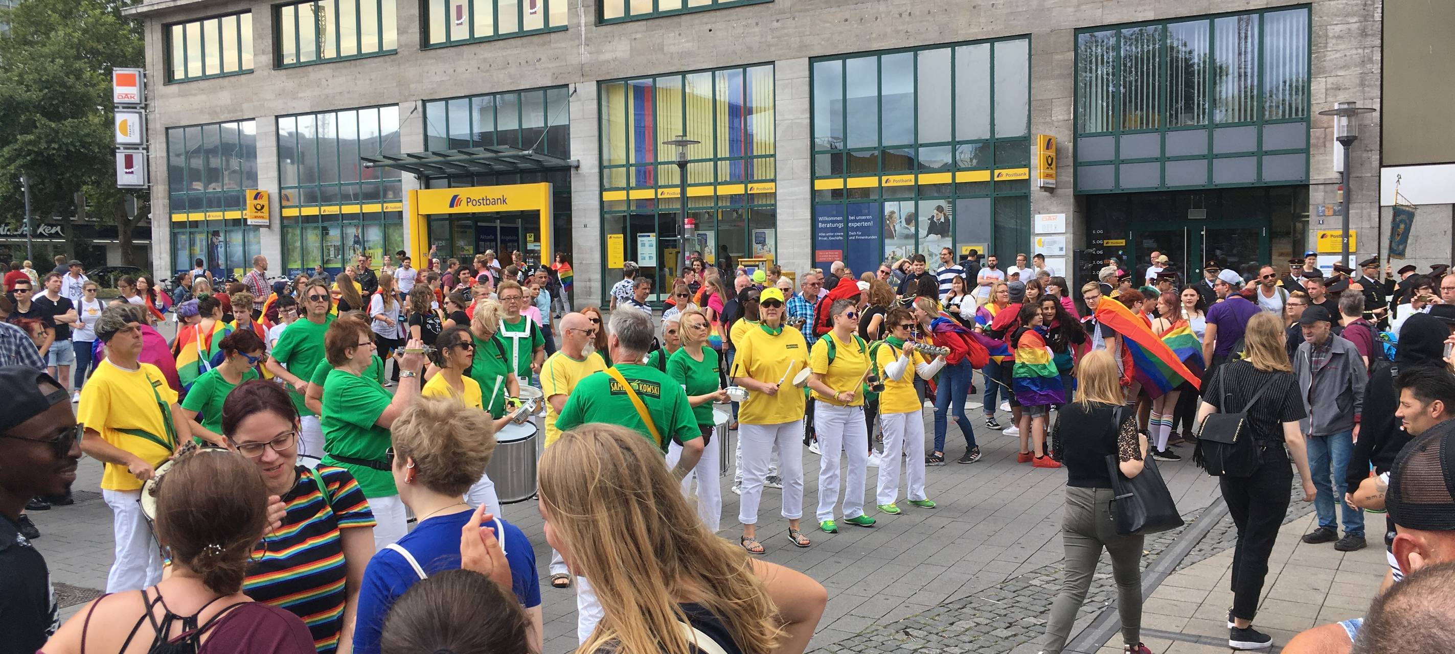 Musikgruppe beim Ruhr CSD