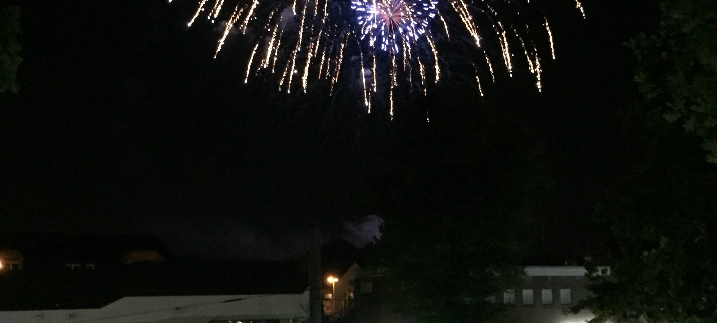 Feuerwerk auf dem Borbecker Marktfest