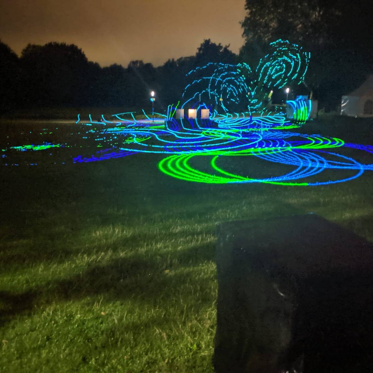 90 Jahre Grugapark Lasershow Statt Feuerwerk Radio Essen