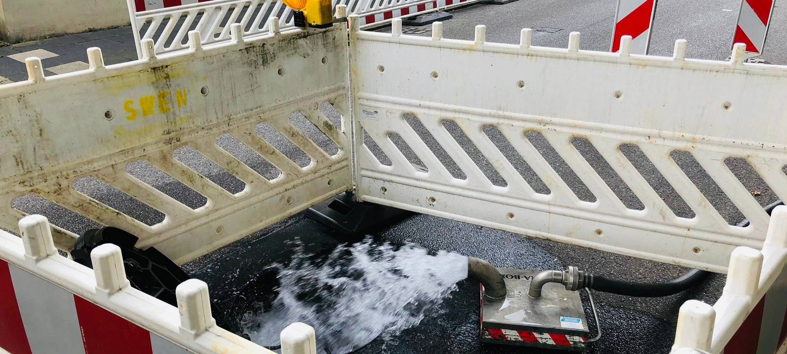 Wasserverschwendung in der Zollstraße in Essen?