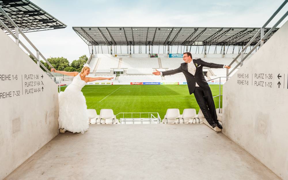 Heiraten im RWE-Stadion