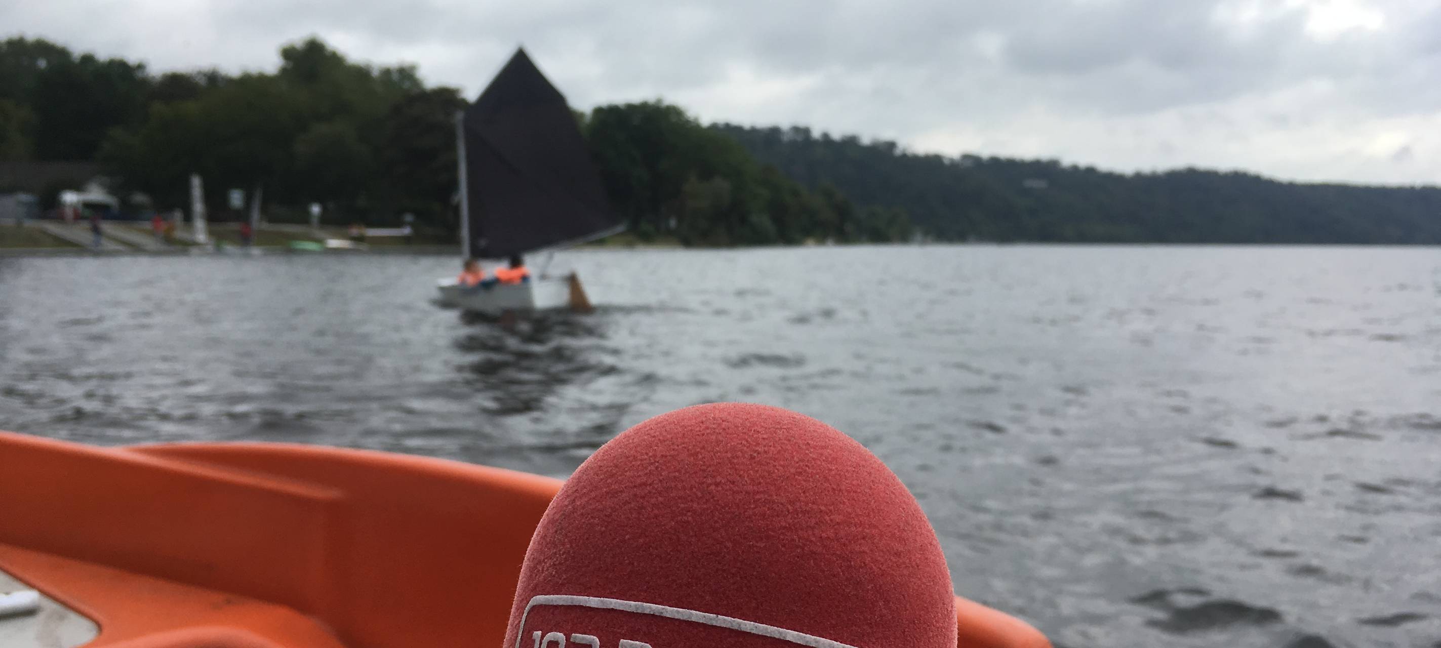 Radio Essen auf dem Motorboot