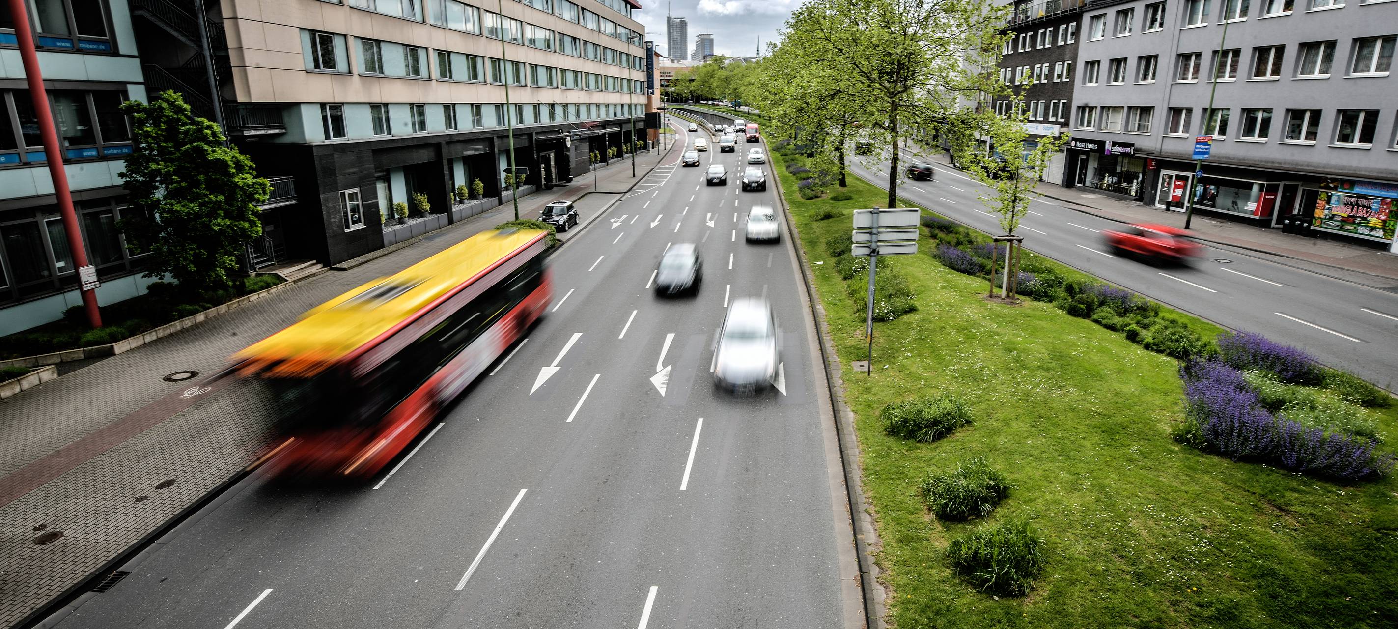 Schützenbahn Innenstadt Essen Umweltspur