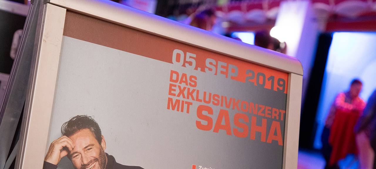 Exklusives Konzert: Song-Suche für Sasha