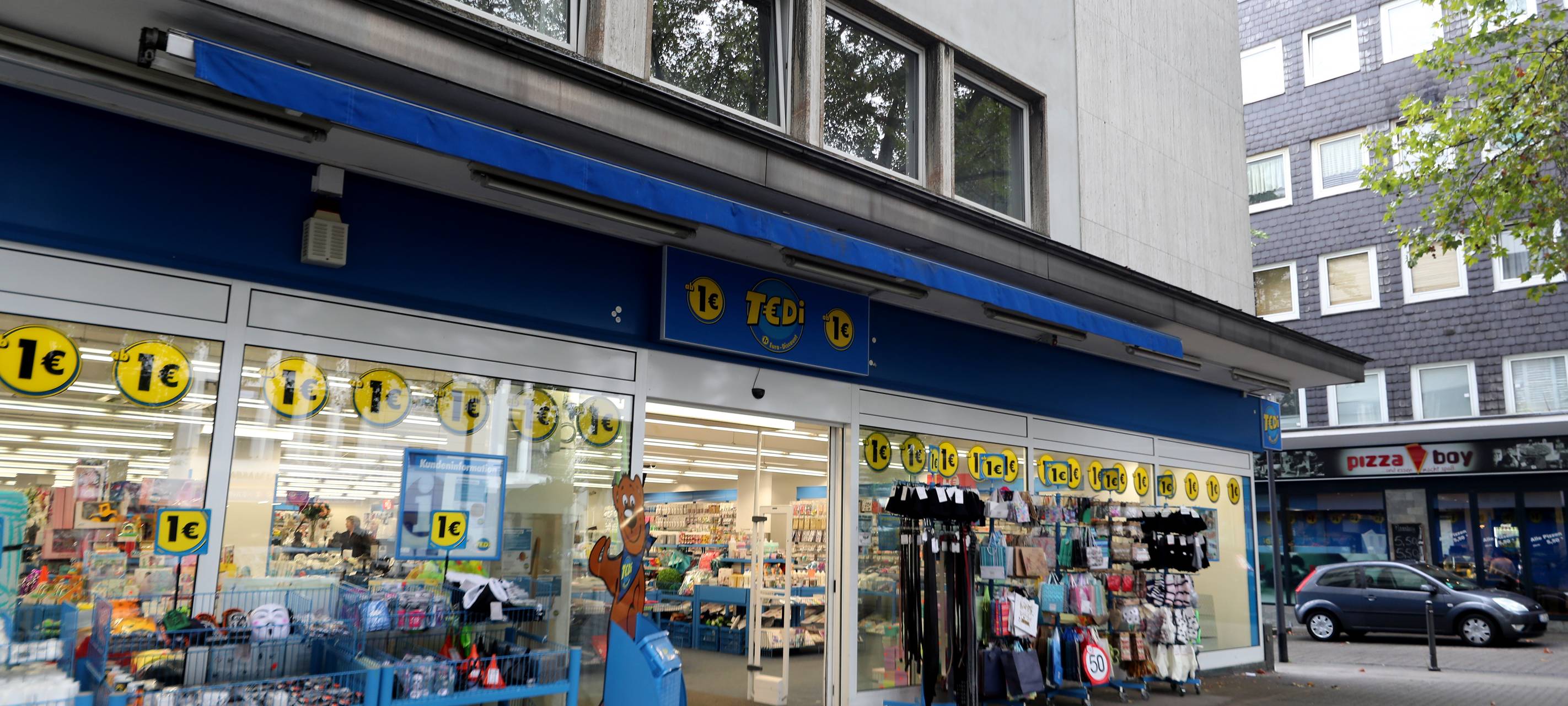 TEDI-Markt an der Rottstraße Essen nördliche Innenstadt Ort für geplante Markthalle