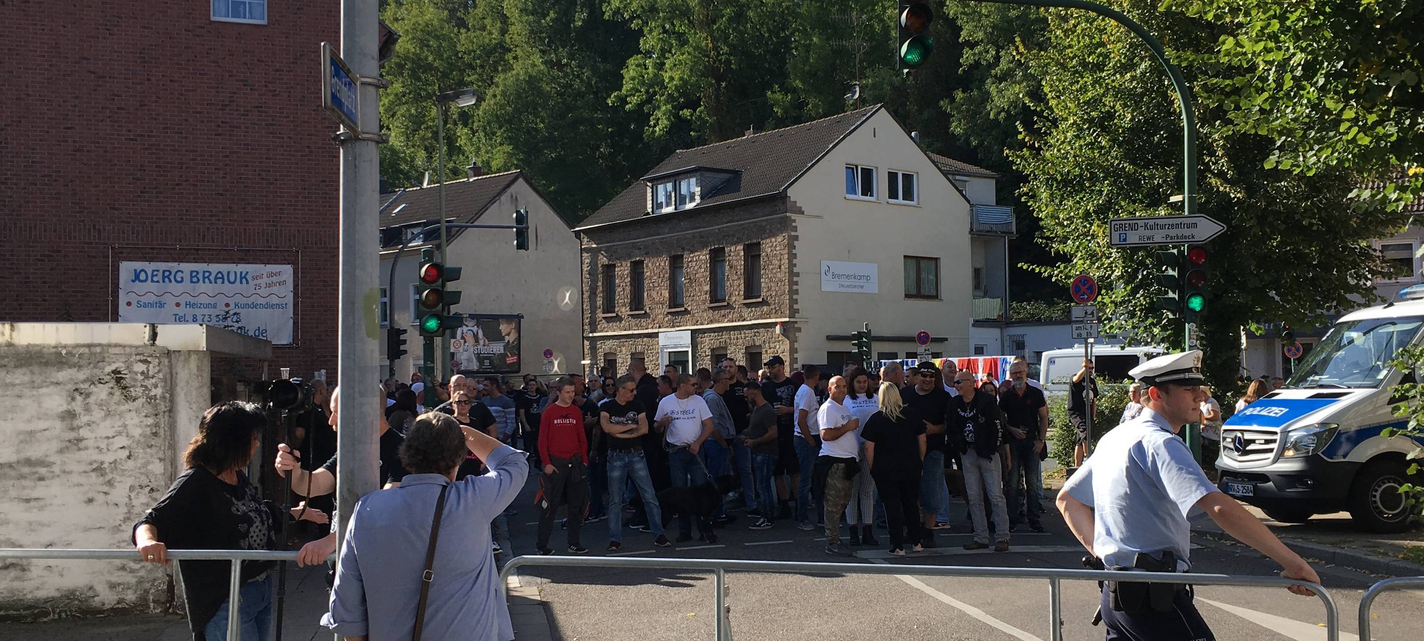 Teilnehmer der Demonstration