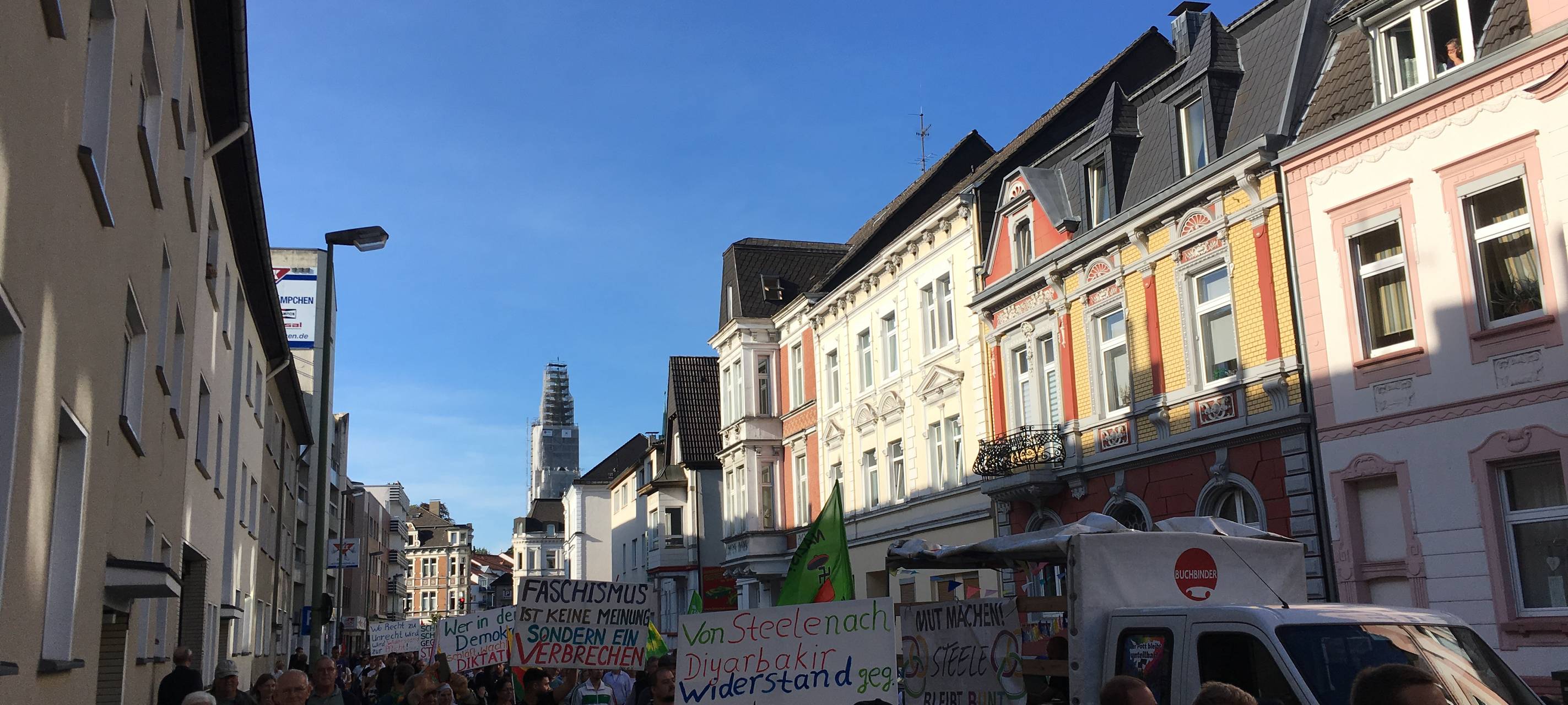 Teilnehmer der Demonstration