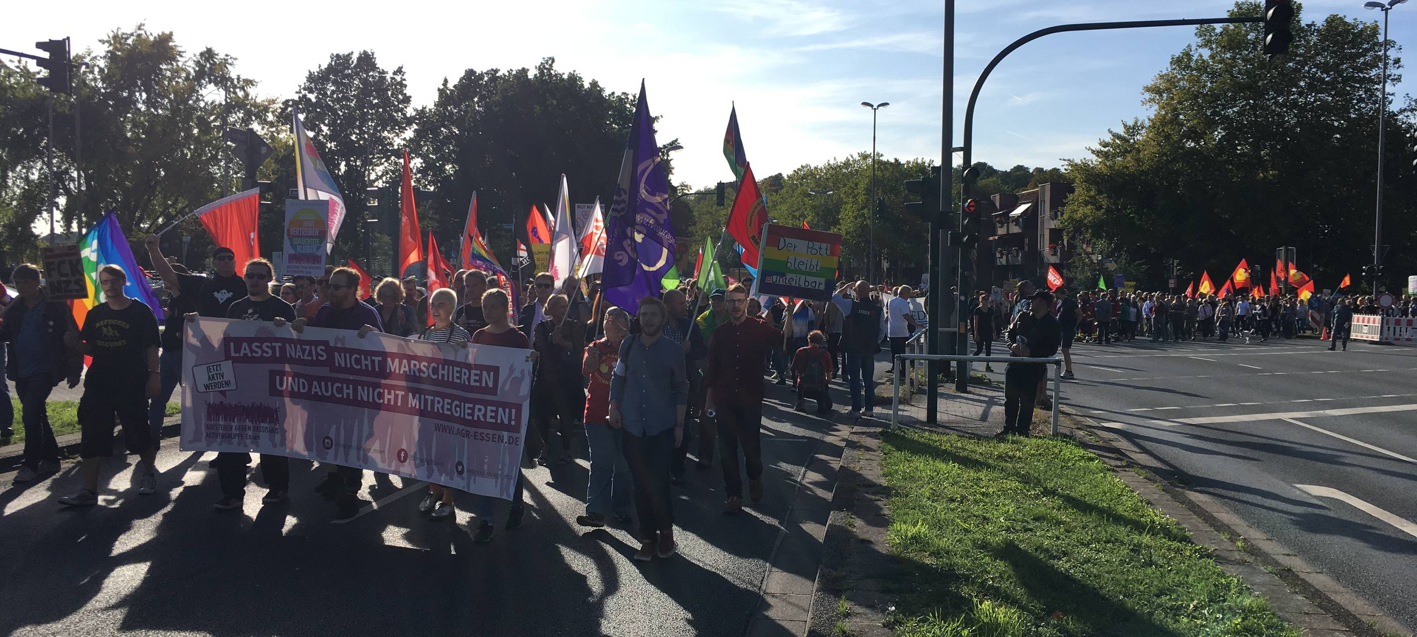 Teilnehmer der Demonstration