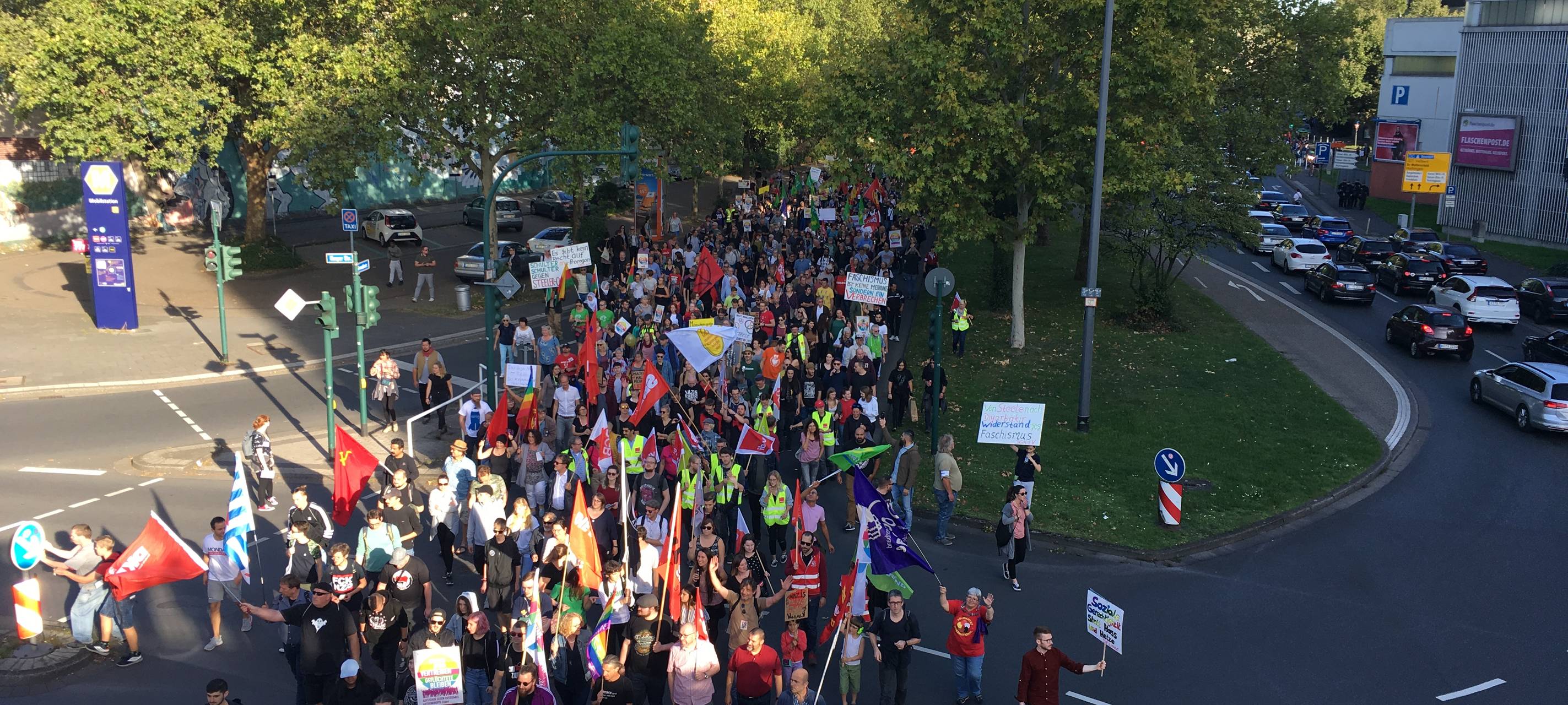 Teilnehmer der Demonstration