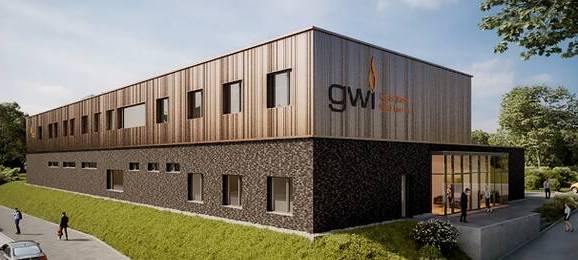 Grundsteinlegung des Gas- und Wärme-Instituts in Bergeborbeck