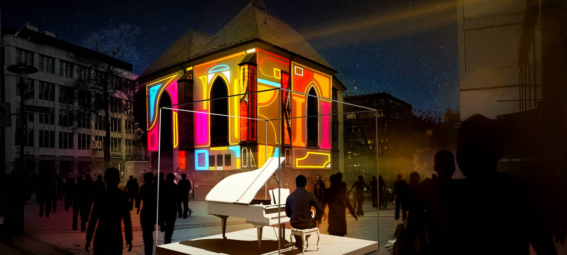 Essen Light Festival bei Radio Essen: Bilder und Sendung