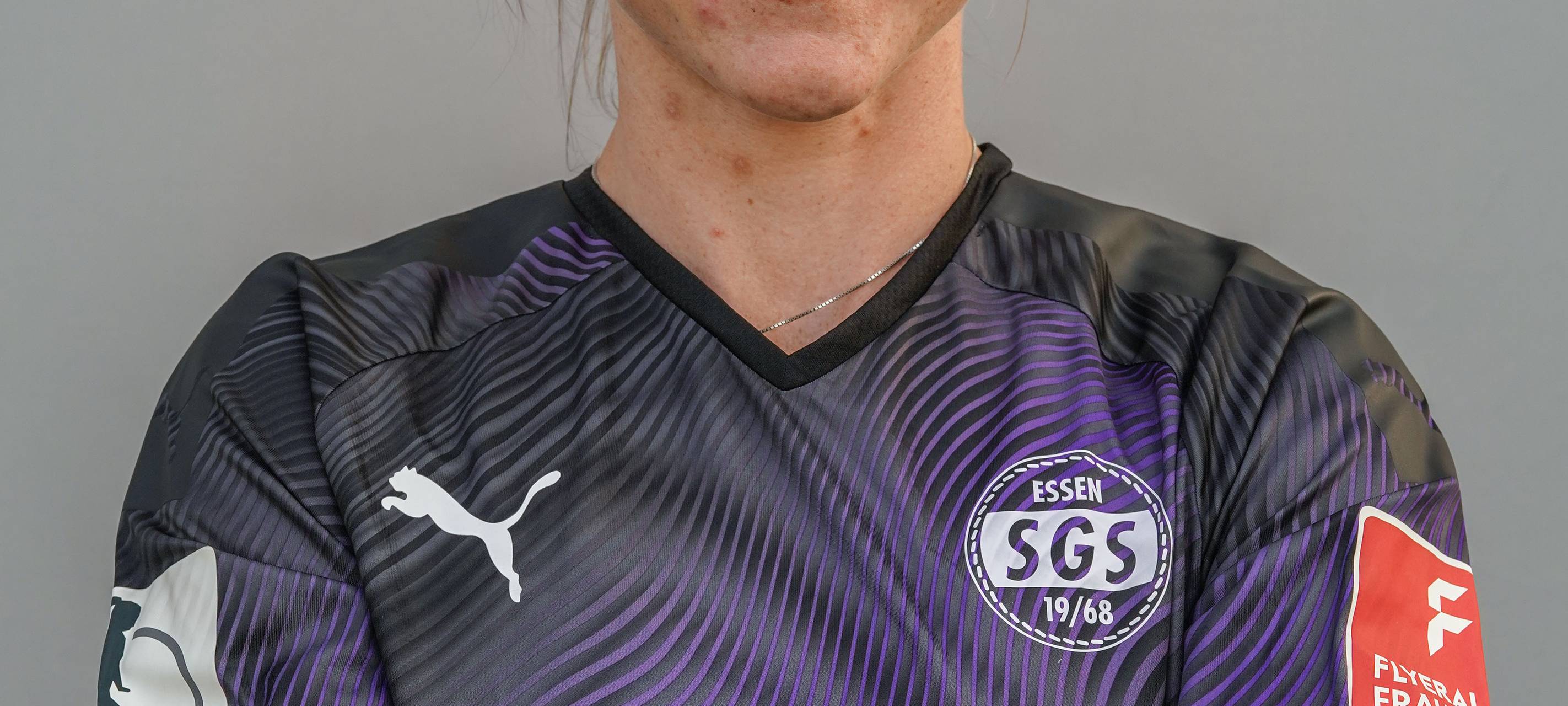 Marina Hegering von der SGS Essen und Nationalspielerin im Frauenfußball.