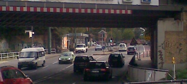 Bahnhof in Essen-Altenessen mit Altenessener Straße