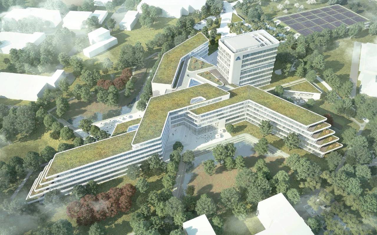Plan für die neue Zentrale von Aldi in Essen-Kray