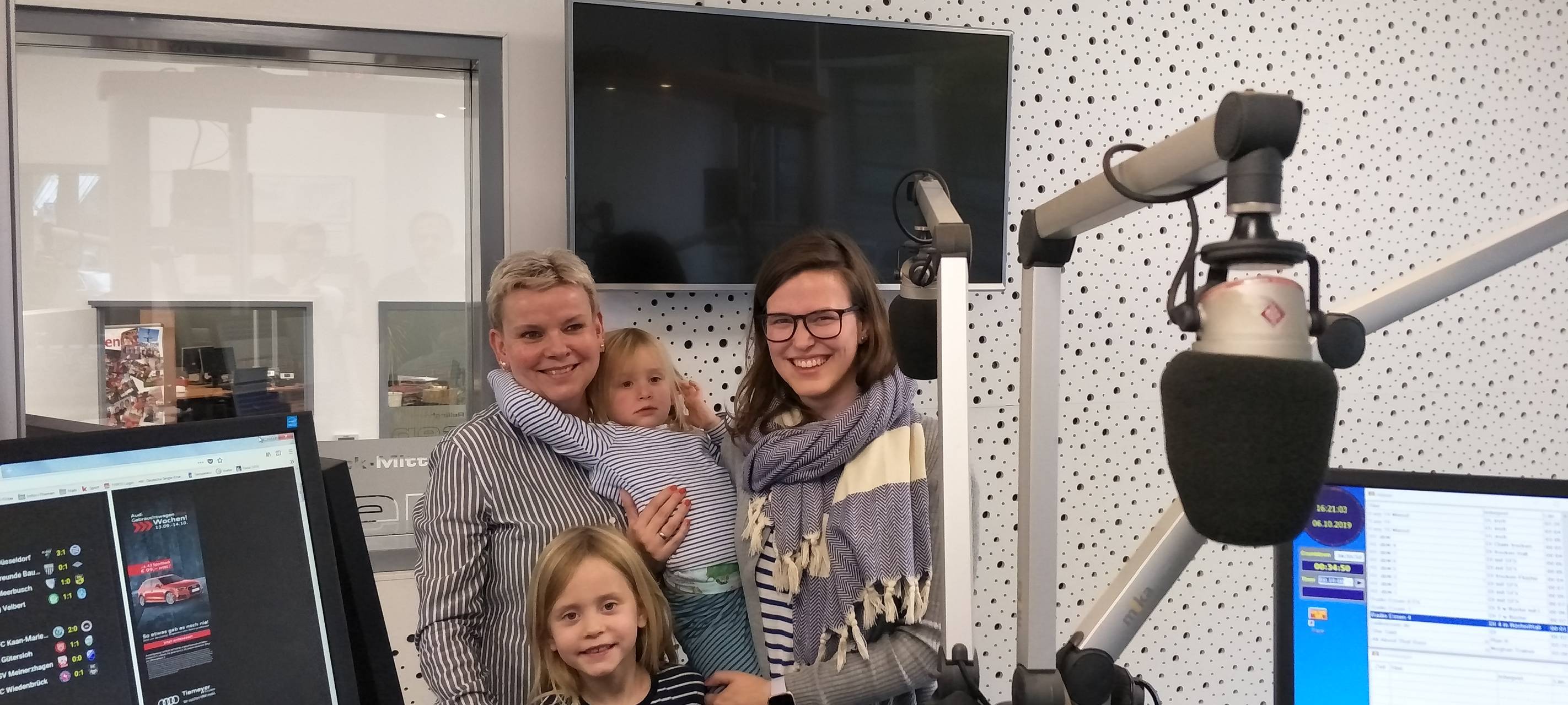 Lisa Matla war mit ihrer Familie bei der Familienführung.