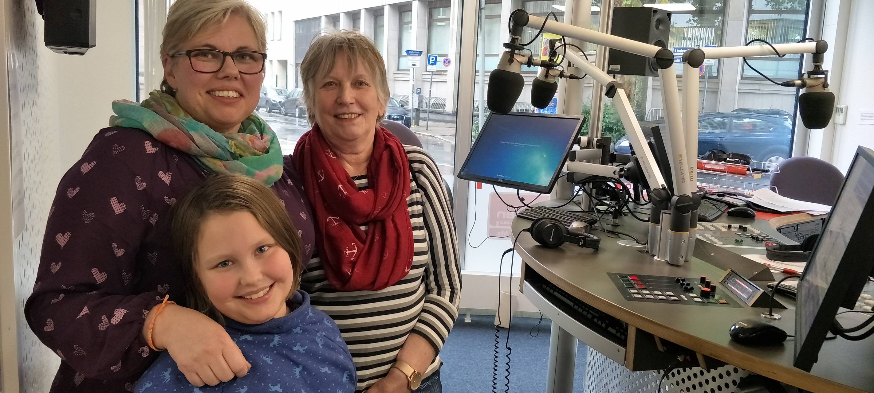 Familie von der Lippen aus Steele bei der Familienführung