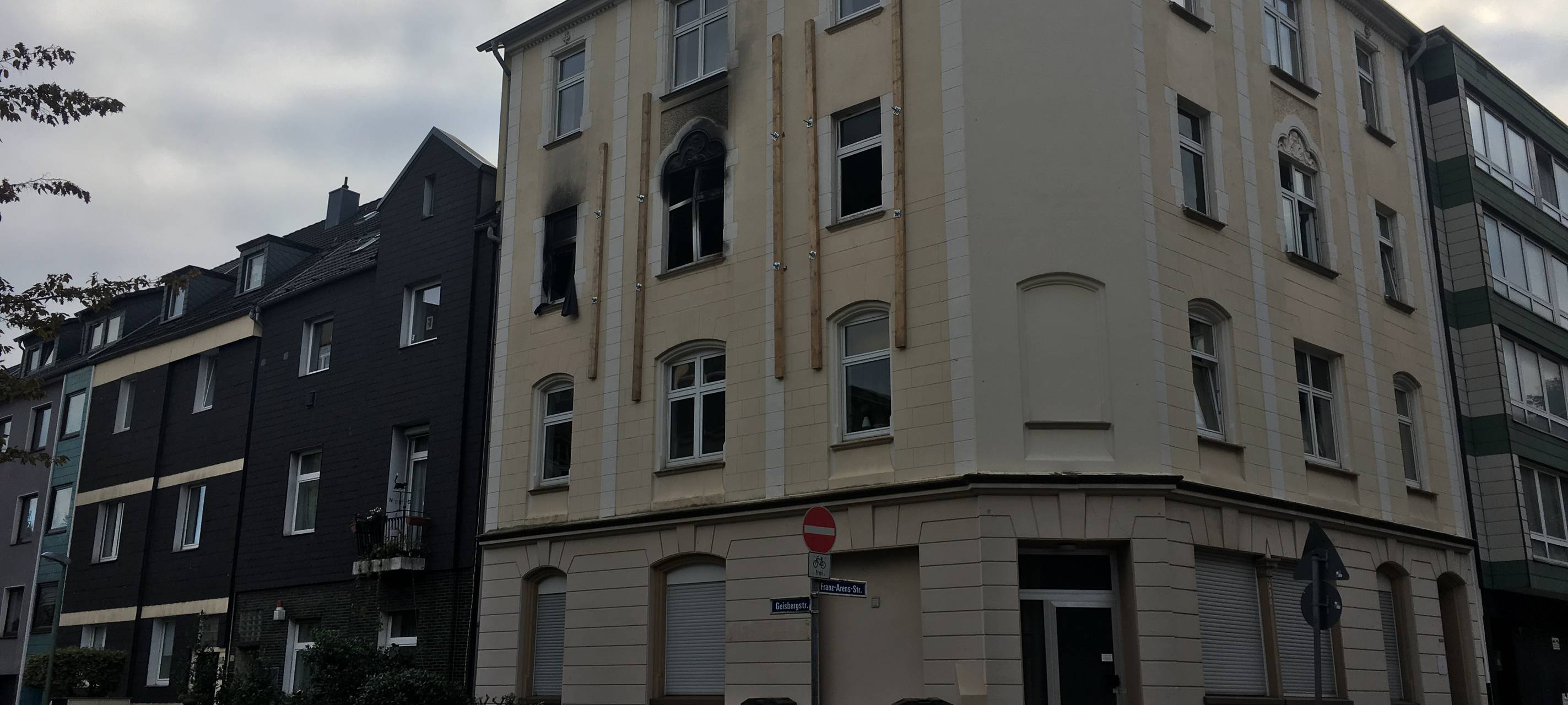Wohnhaus Südviertel Franz-Arens-Straße nach Explosion