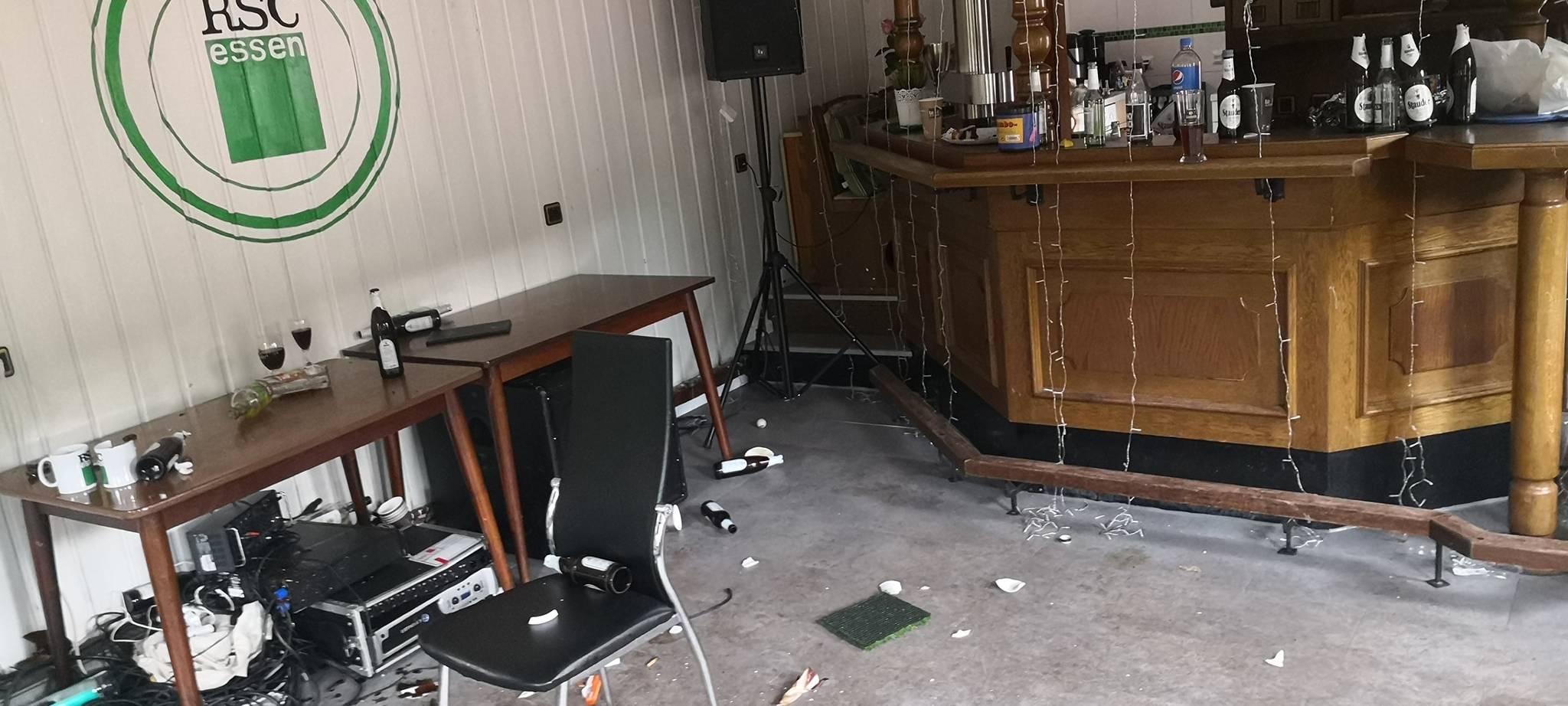 Rüttenscheider SC: Vereinsheim in Essen verwüstet