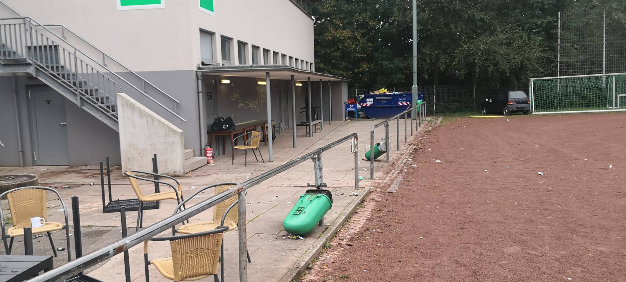 Rüttenscheider SC: Vereinsheim in Essen verwüstet