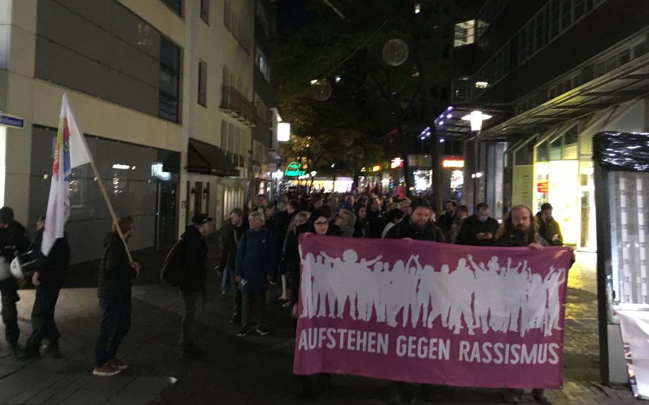 Demo in Essen nach Terror in Halle