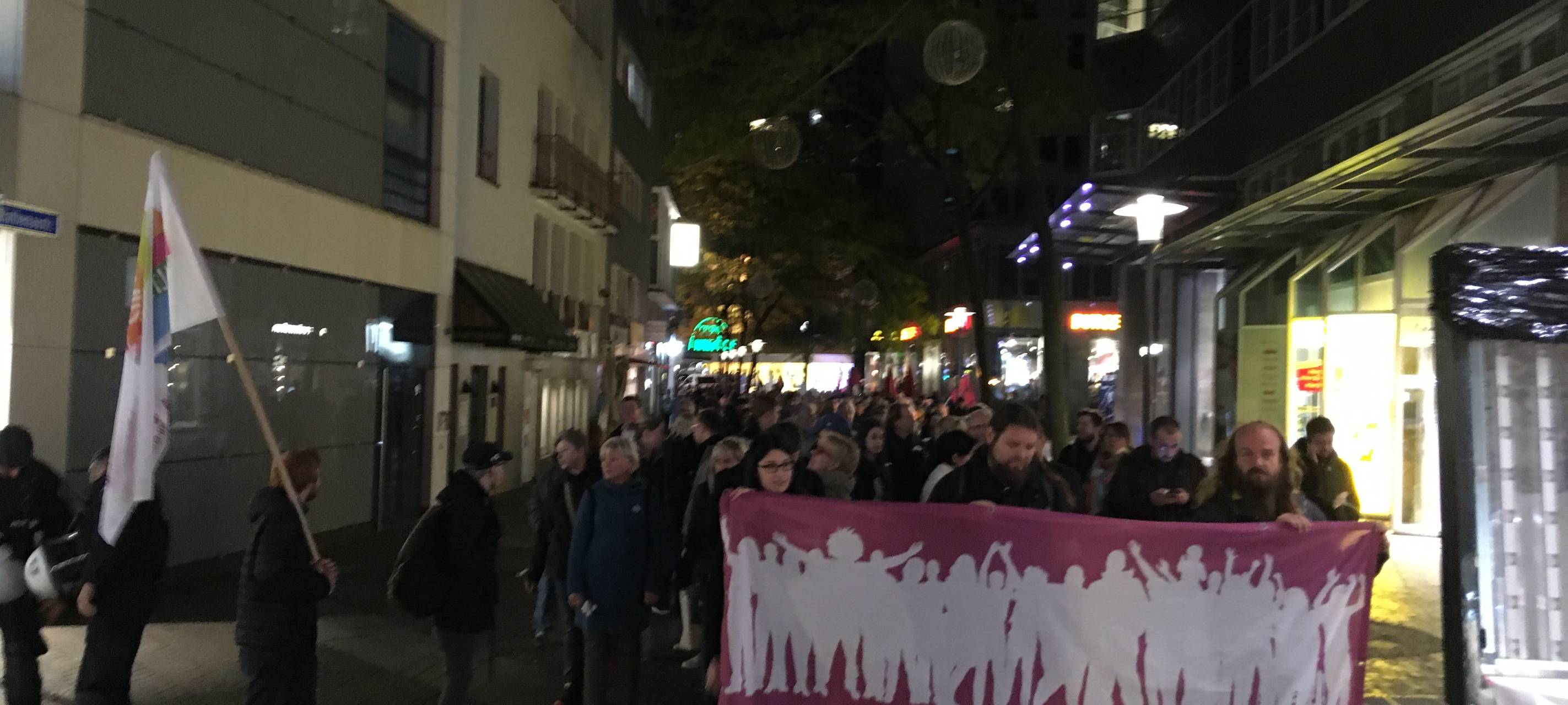 Demo in Essen nach Terror in Halle