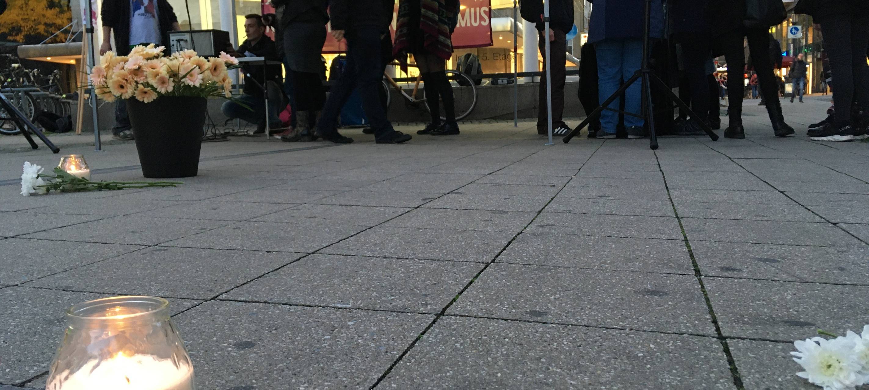 Demo in Essen nach Terror in Halle