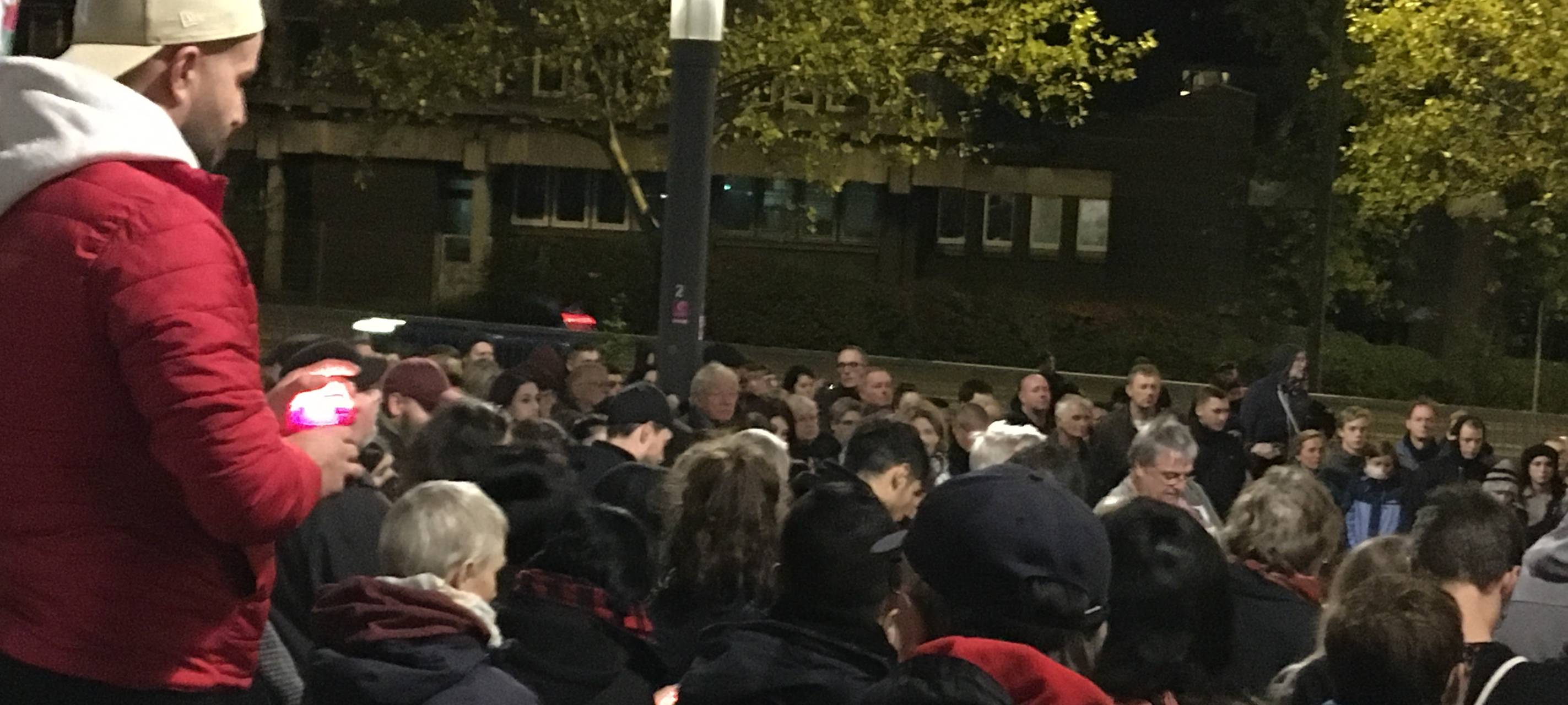Demo in Essen nach Terror in Halle