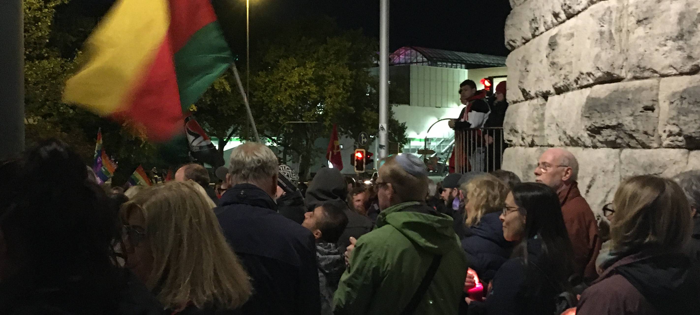 Demo in Essen nach Terror in Halle