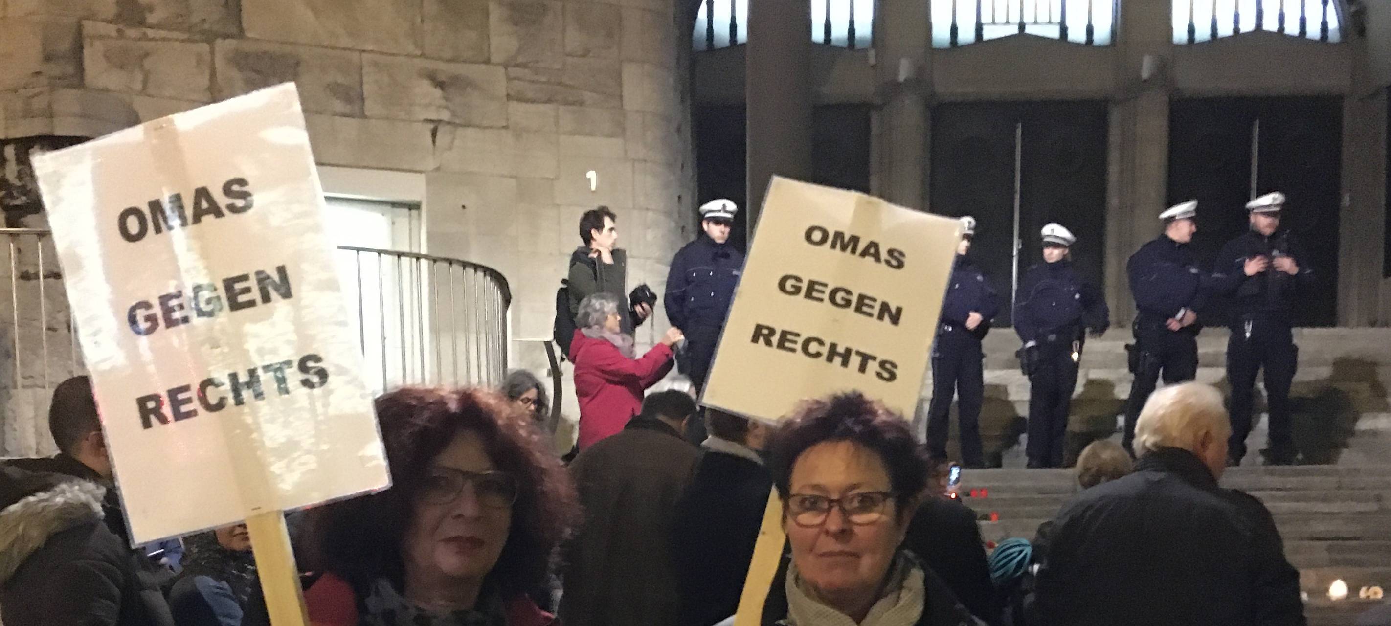 Demo in Essen nach Terror in Halle