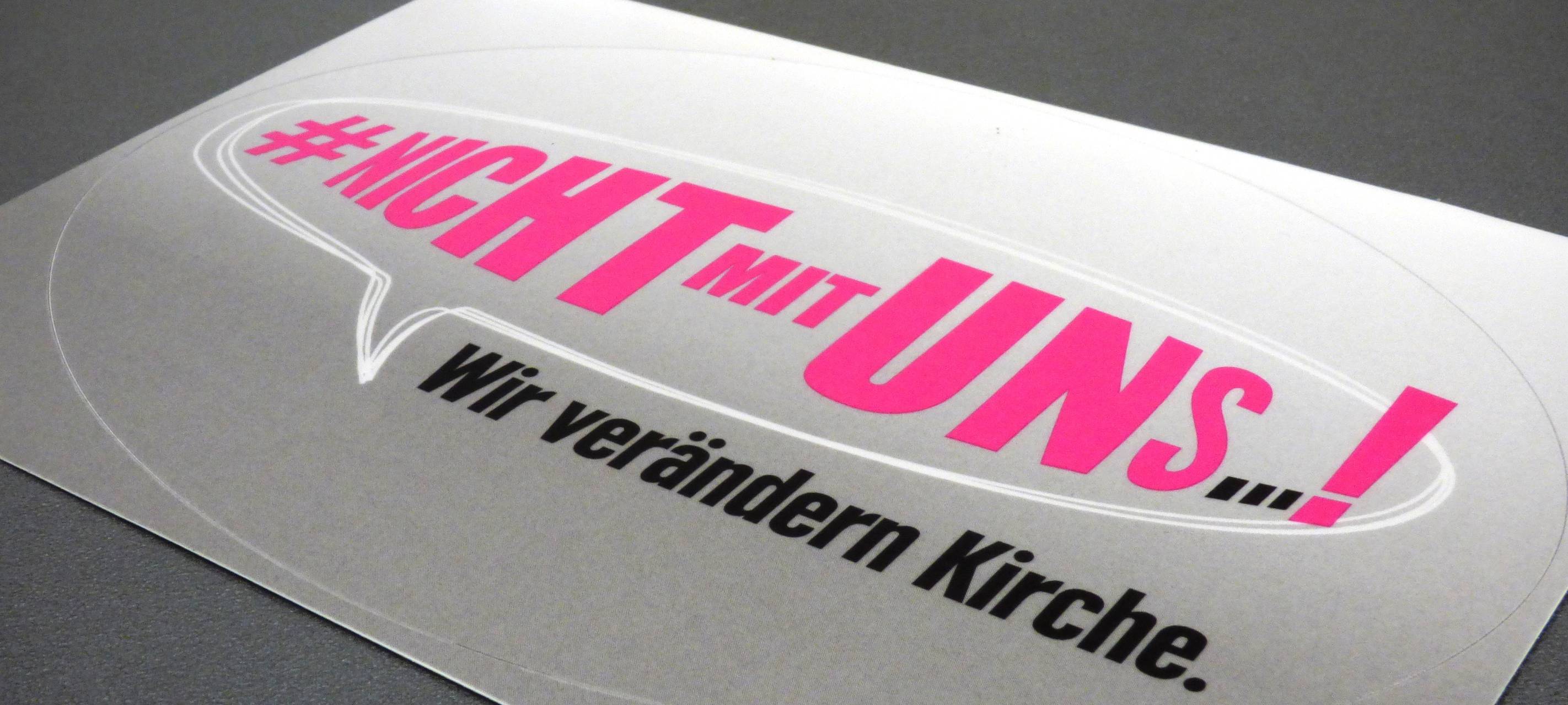 Demonstration in der Innenstadt Essen mit #NichtMitUns, Maria 2.0 und der Kfd Essen