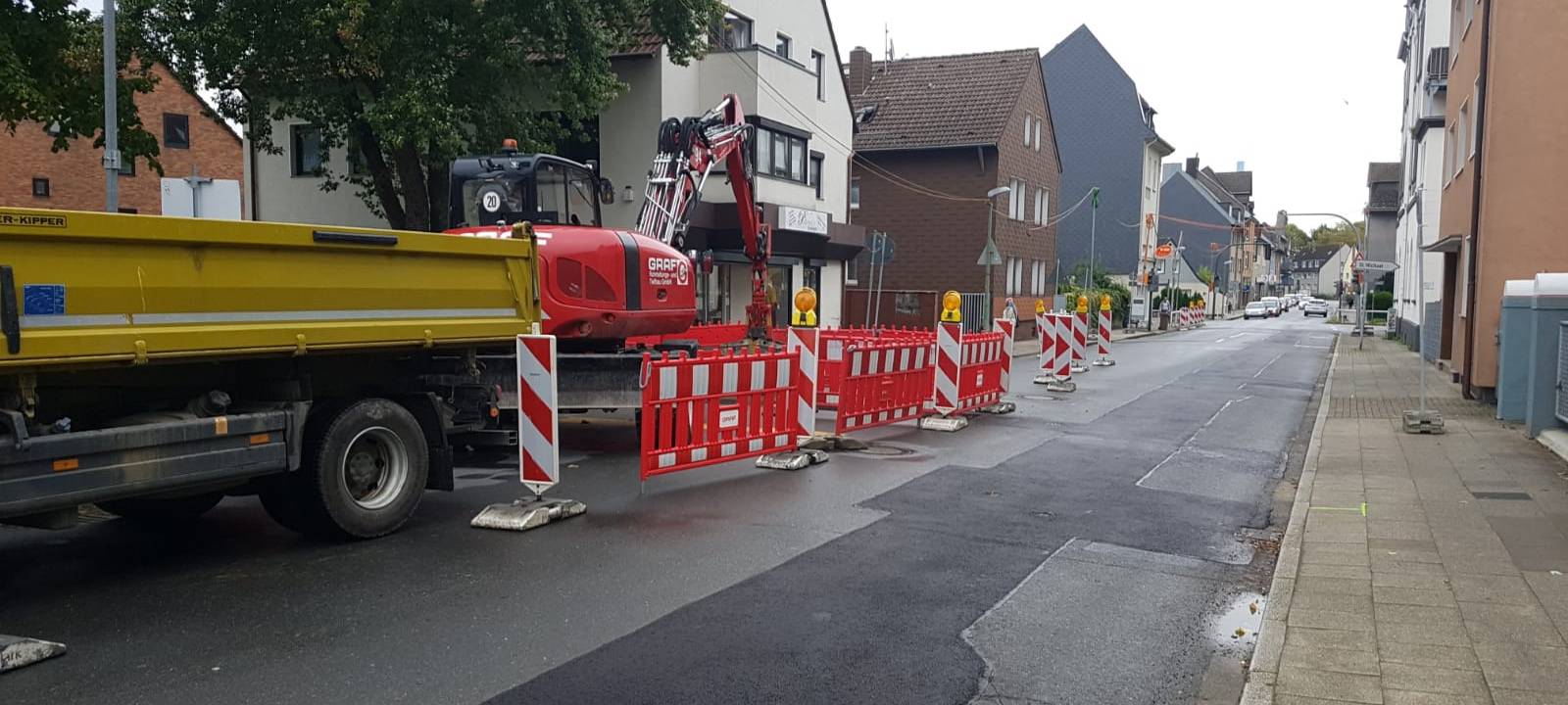 Baustelle in Dellwig