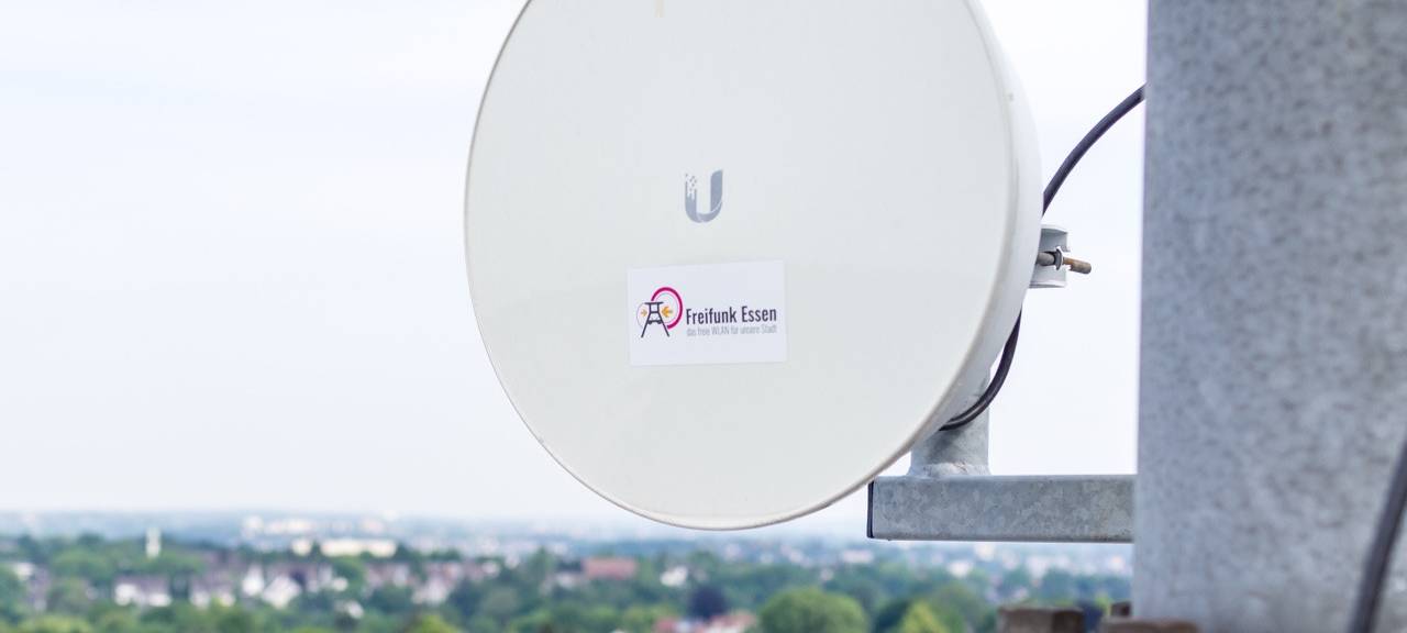Antennte für den Freifunk Essen