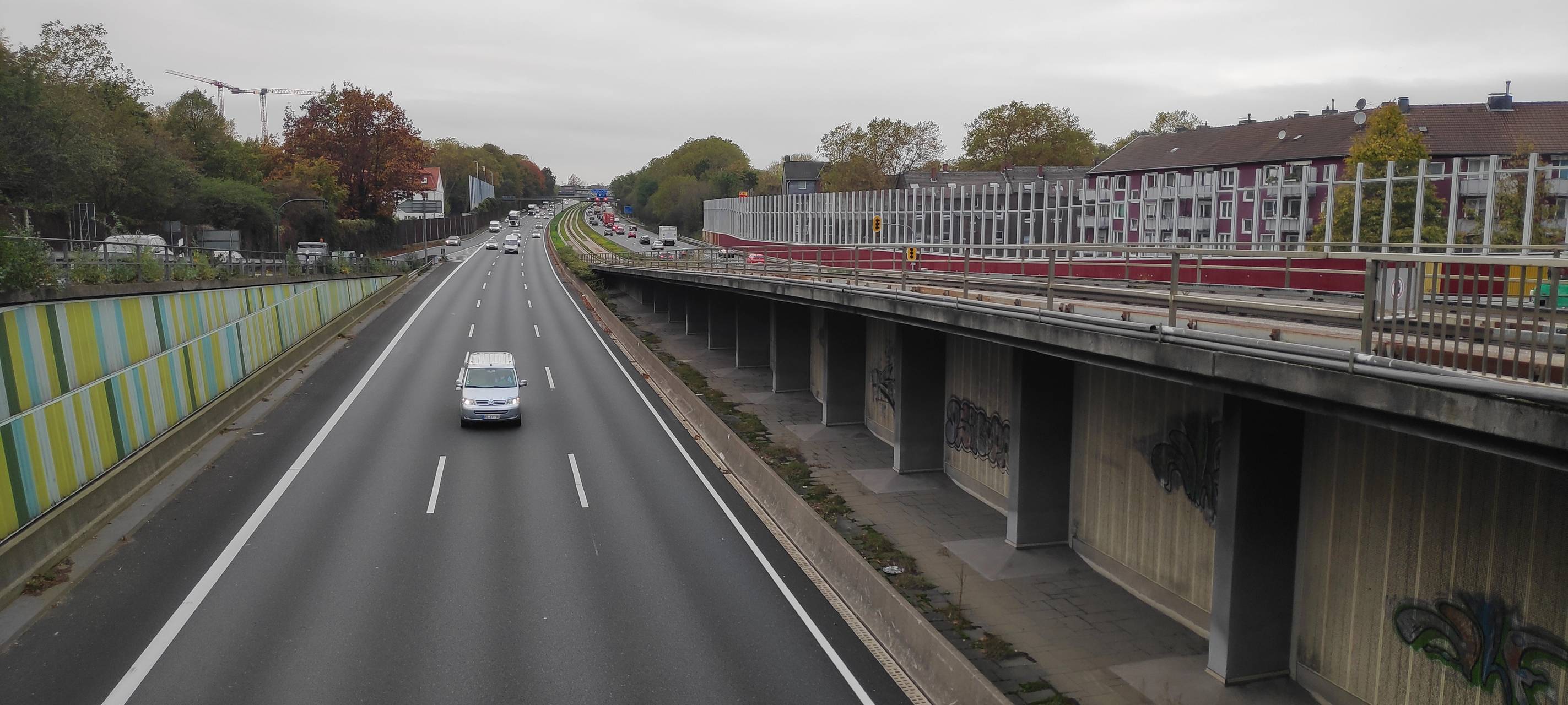 A40 Abfahrt Frillendorf dauert noch