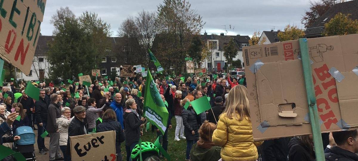 Demo Haarzopf Grünflächenbebauung
