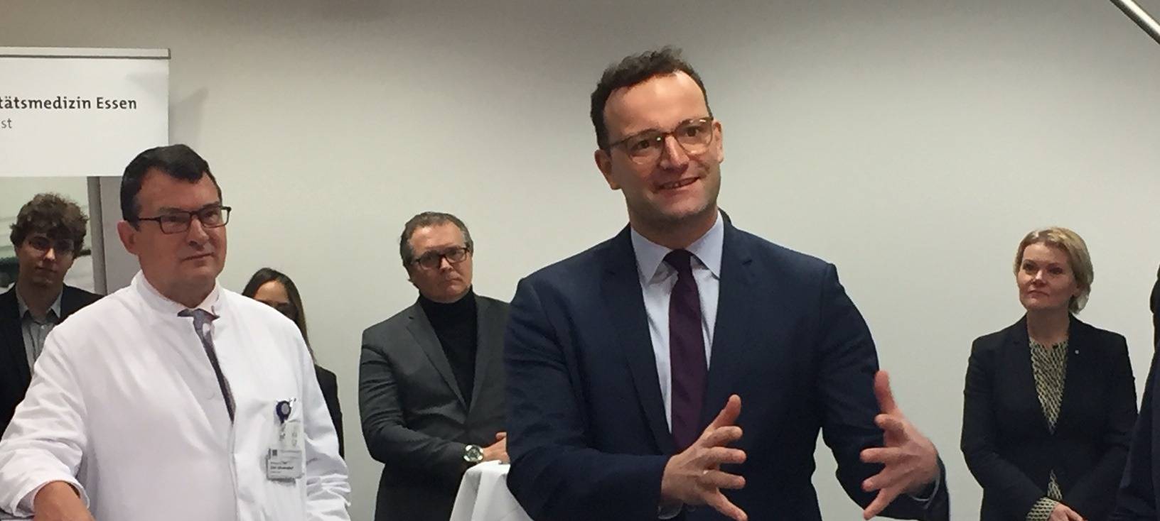 Gesundheitsminister Spahn im Uniklinikum Essen