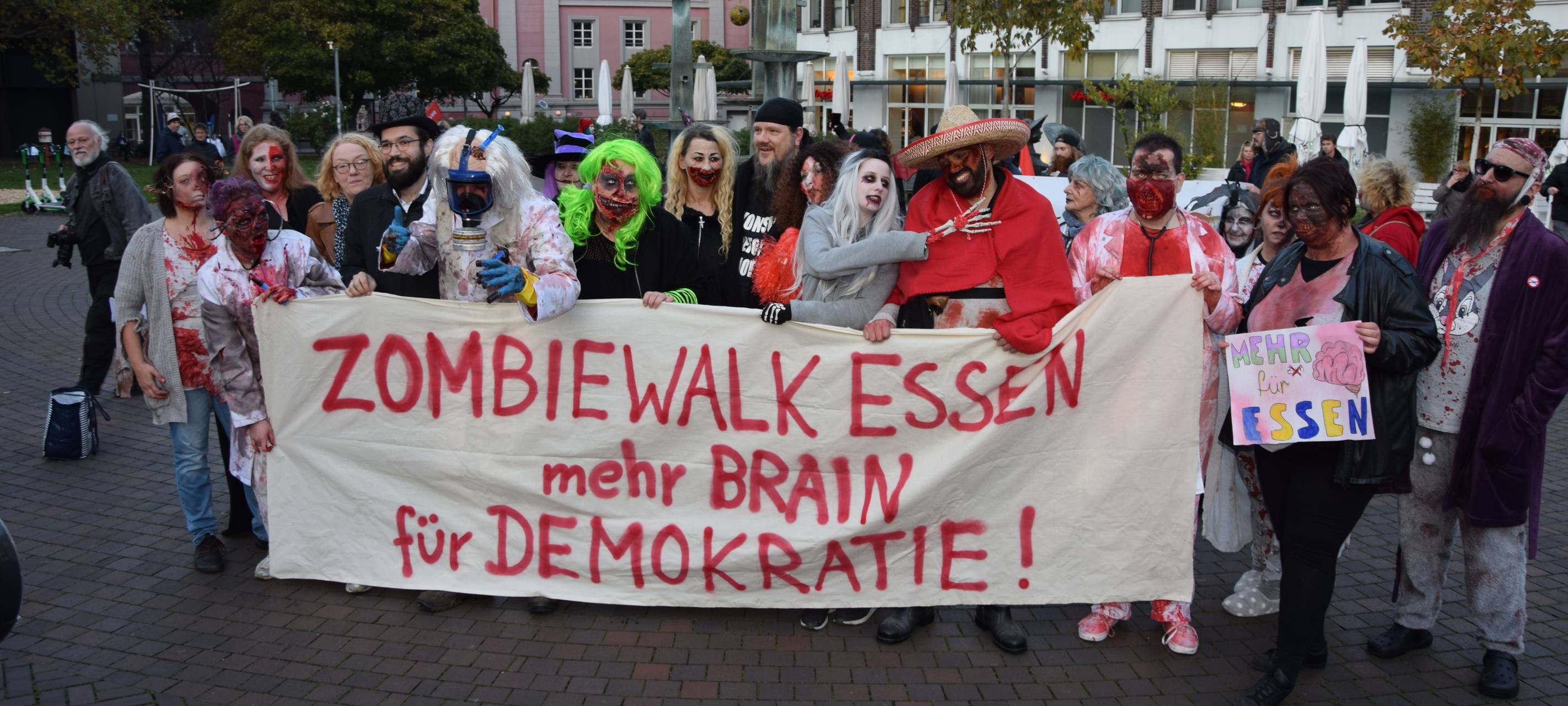 Demo für Zombie-Walk