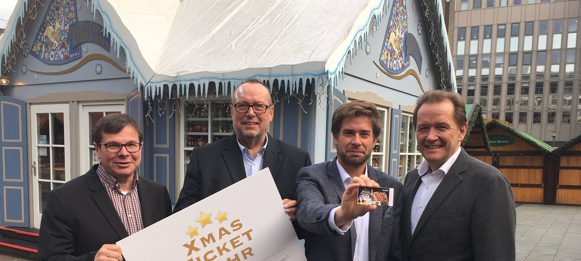 Ruhrbahn: Weihnachtsmarkt-Ticket für Essen und Umgebung