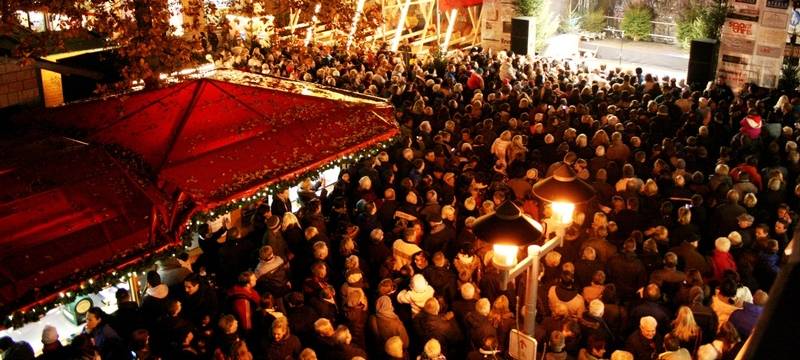 Viel los auf dem Steeler Weihnachtsmarkt