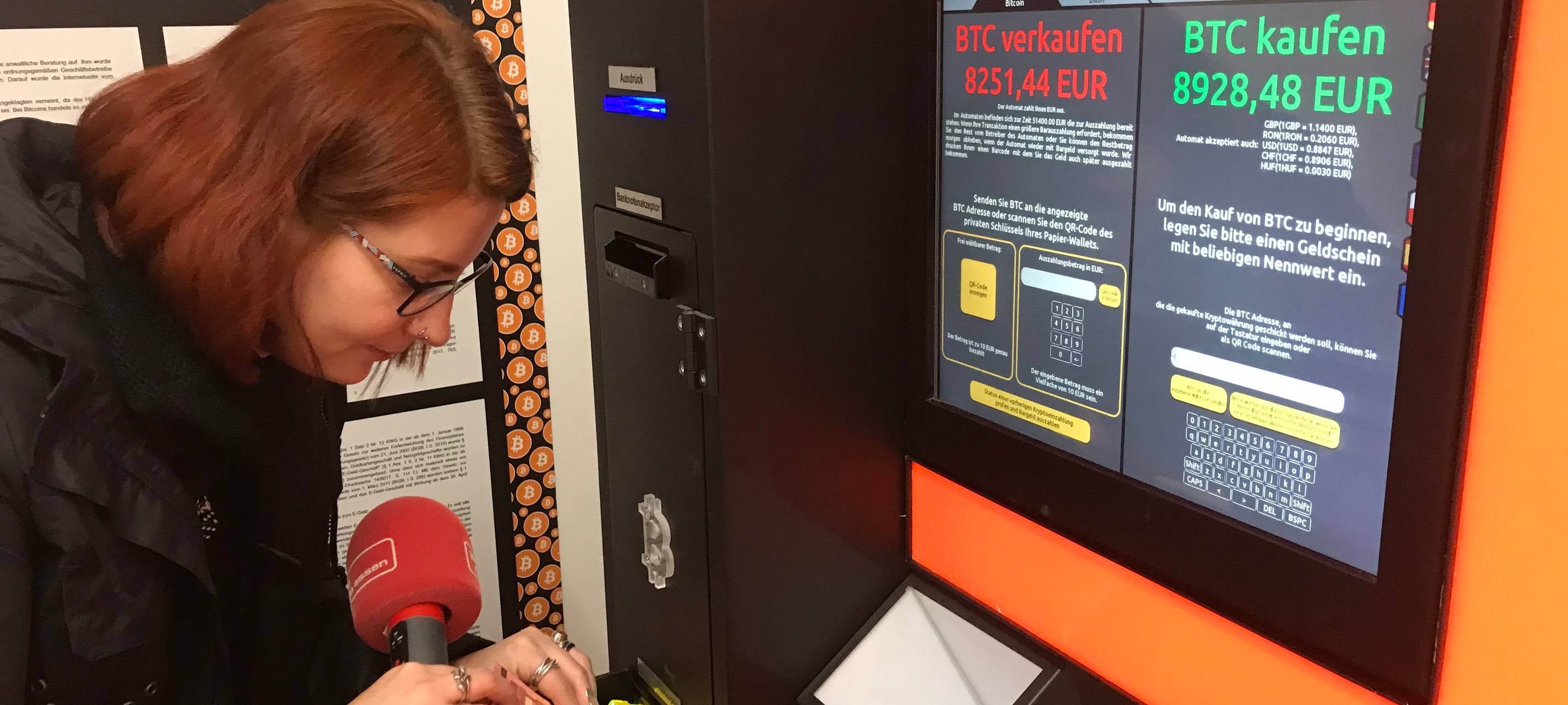 Bitcoins in Essen: Schon an zwei Automaten erhältlich