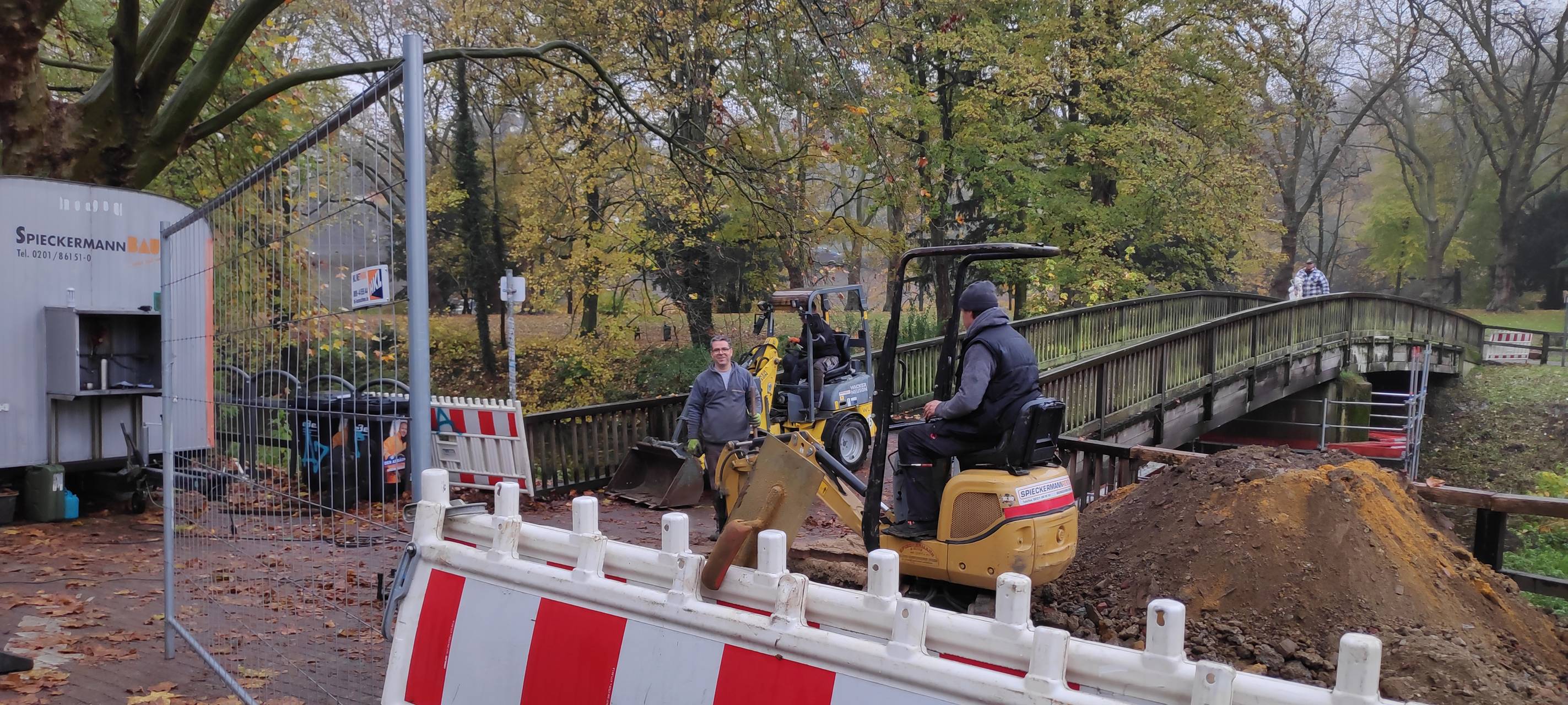 Brehminsel in Essen-Werden gesperrt