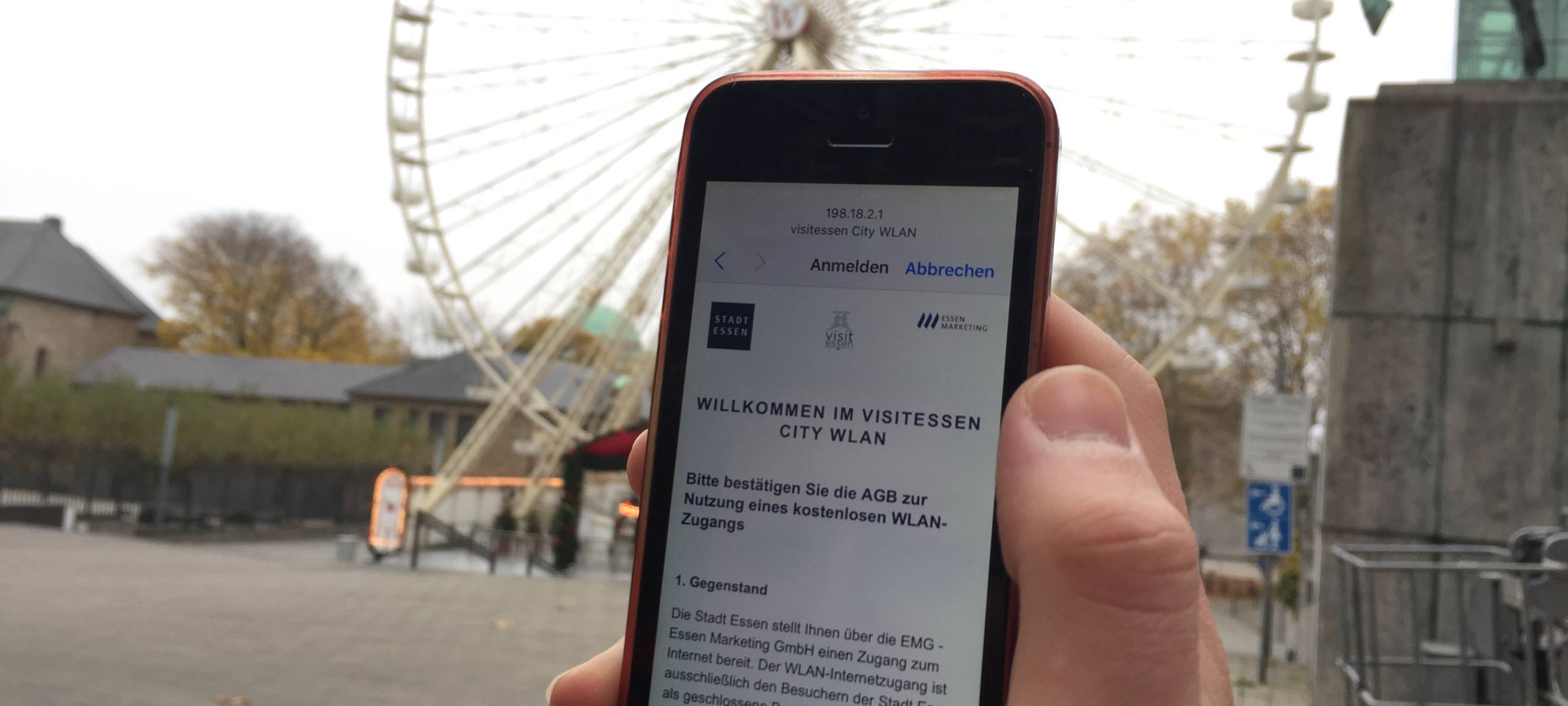 Freies WLAN in der Essener Innenstadt