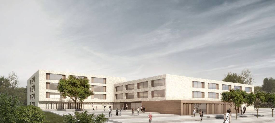 Gustav-Heinemann-Gesamtschule in Essen: Ende der Bauarbeiten in Sicht