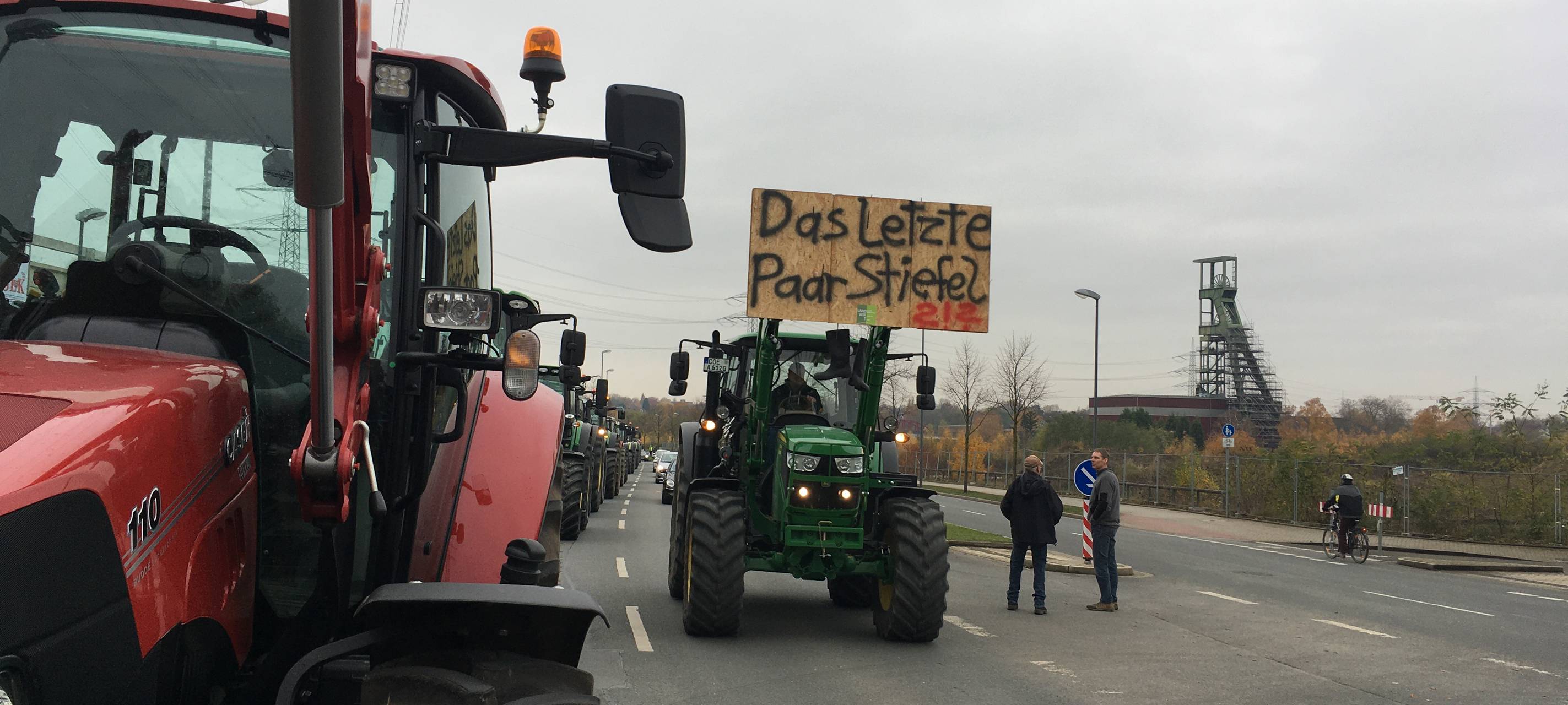 Trecker-Konvoi durch Essen: Zeiten und Strecken aktualisiert