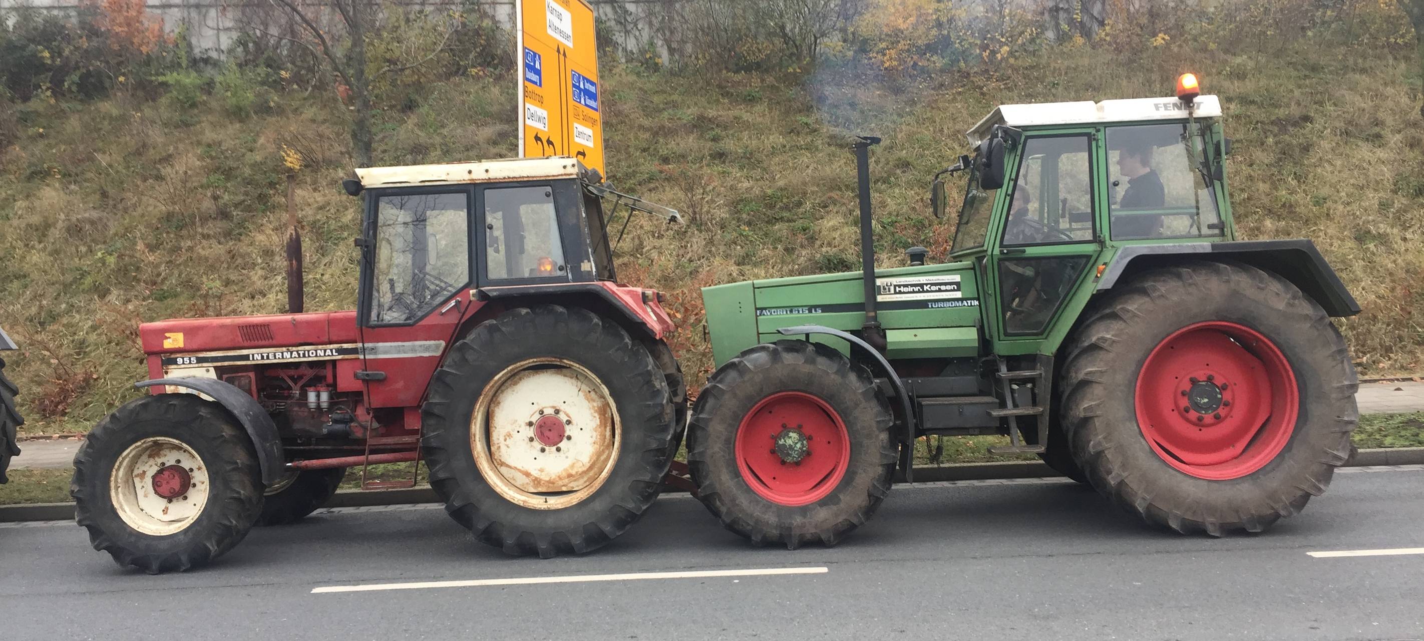 Trecker-Konvoi durch Essen: Zeiten und Strecken aktualisiert