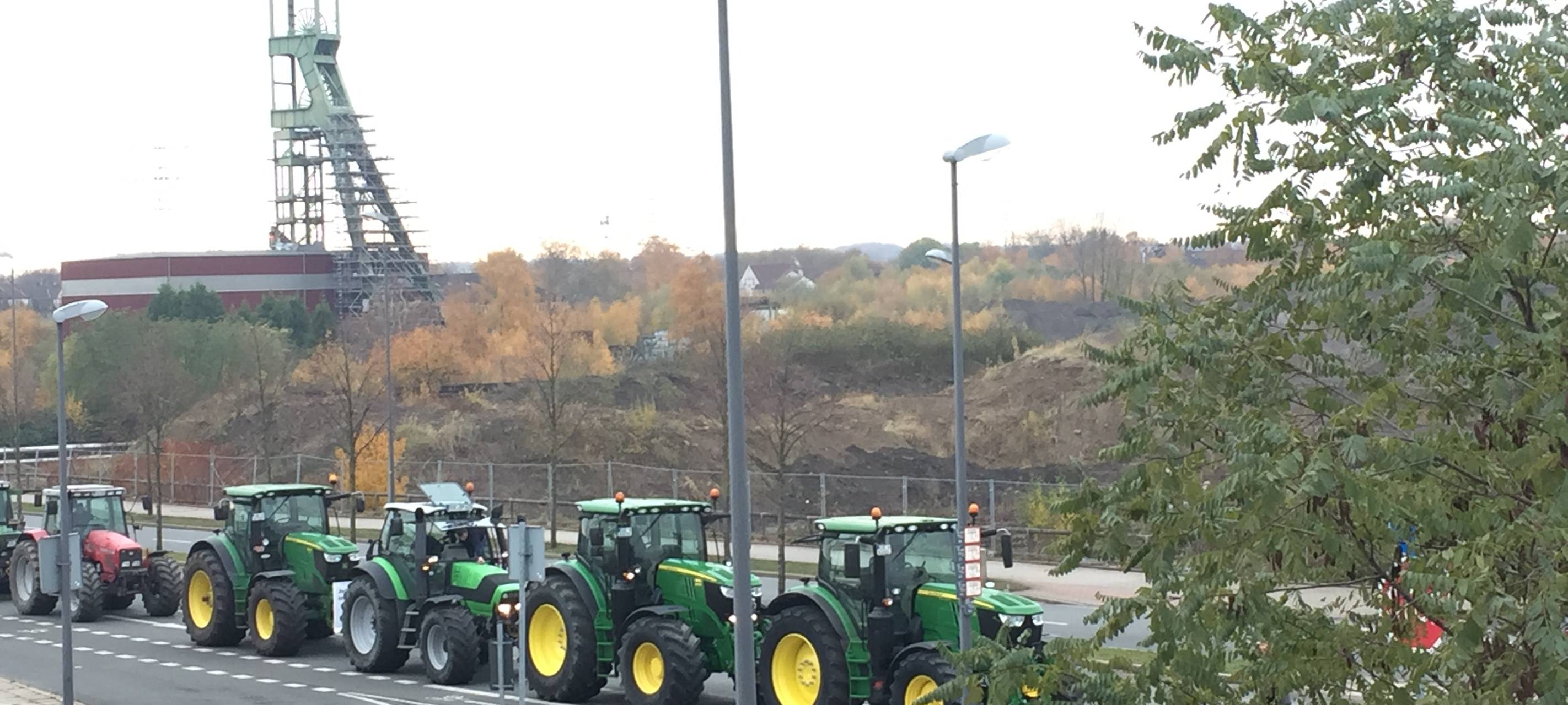 Trecker-Konvoi durch Essen: Zeiten und Strecken aktualisiert