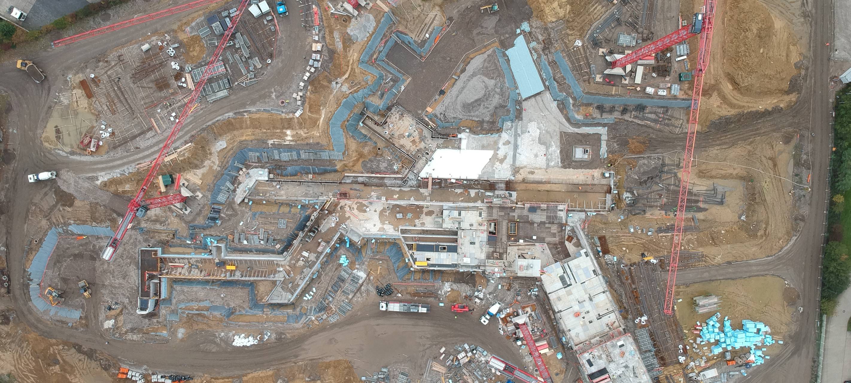 Baustellen Essen 2020: Essen 51 und neue Zentralen von ALDI und Hochtief