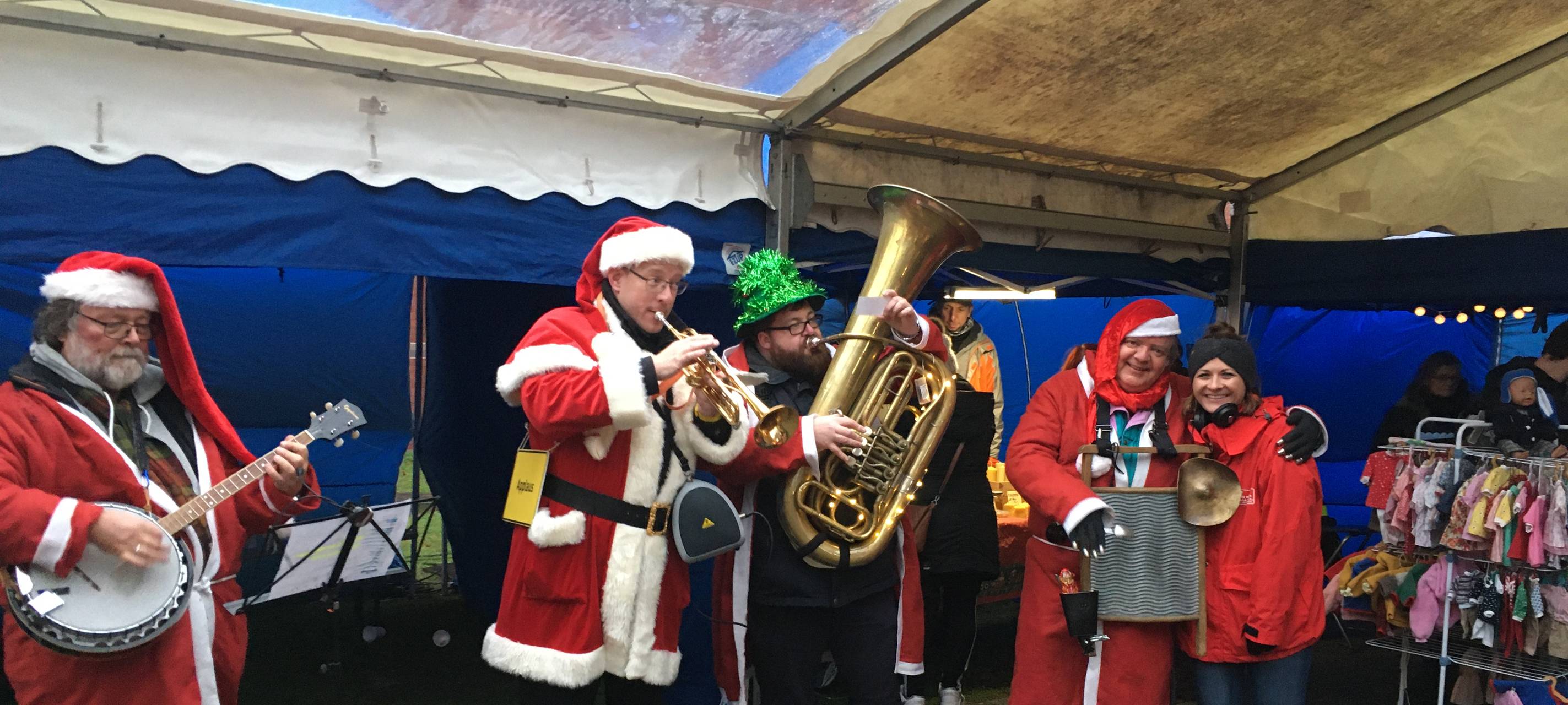 Jazzband auf dem Markt