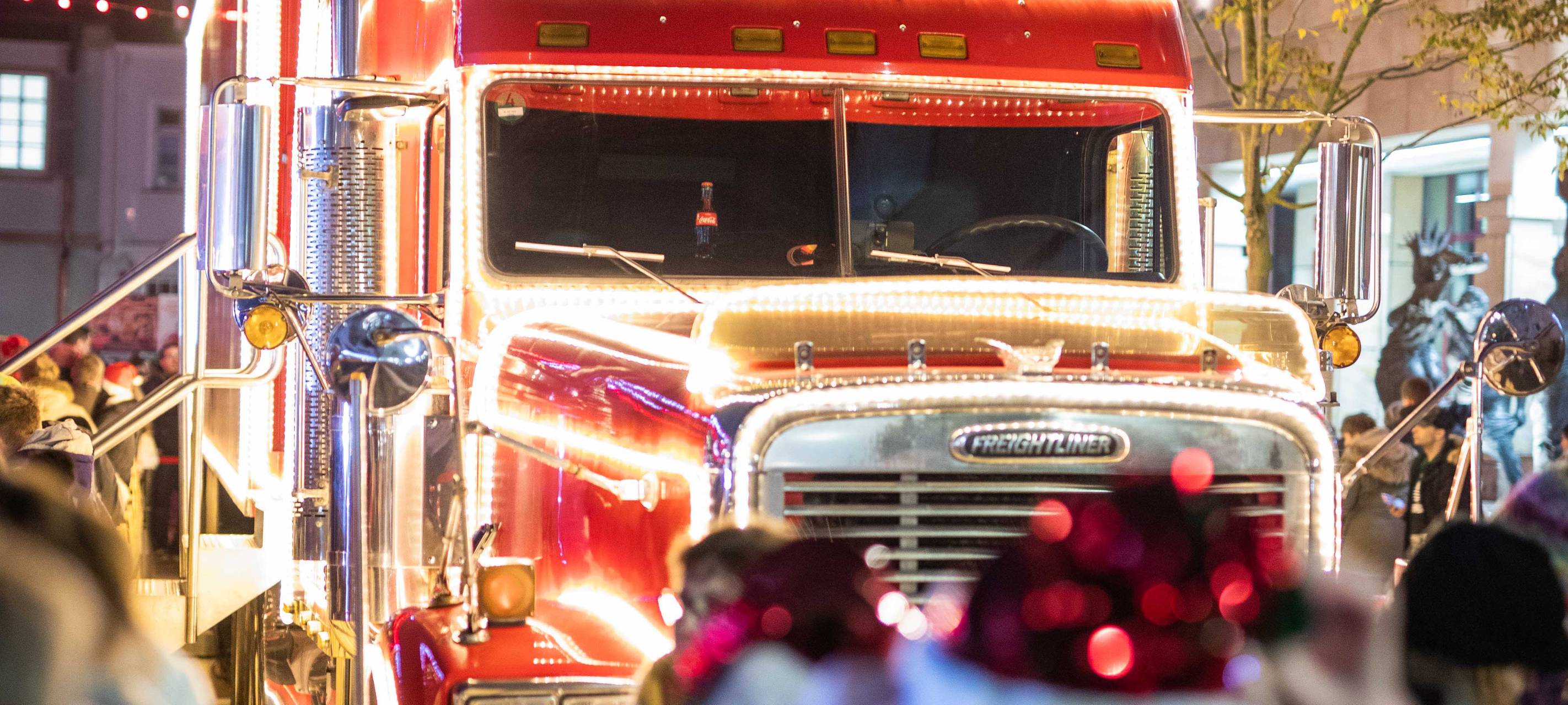 Coca-Cola-Weihnachtstruck kommt