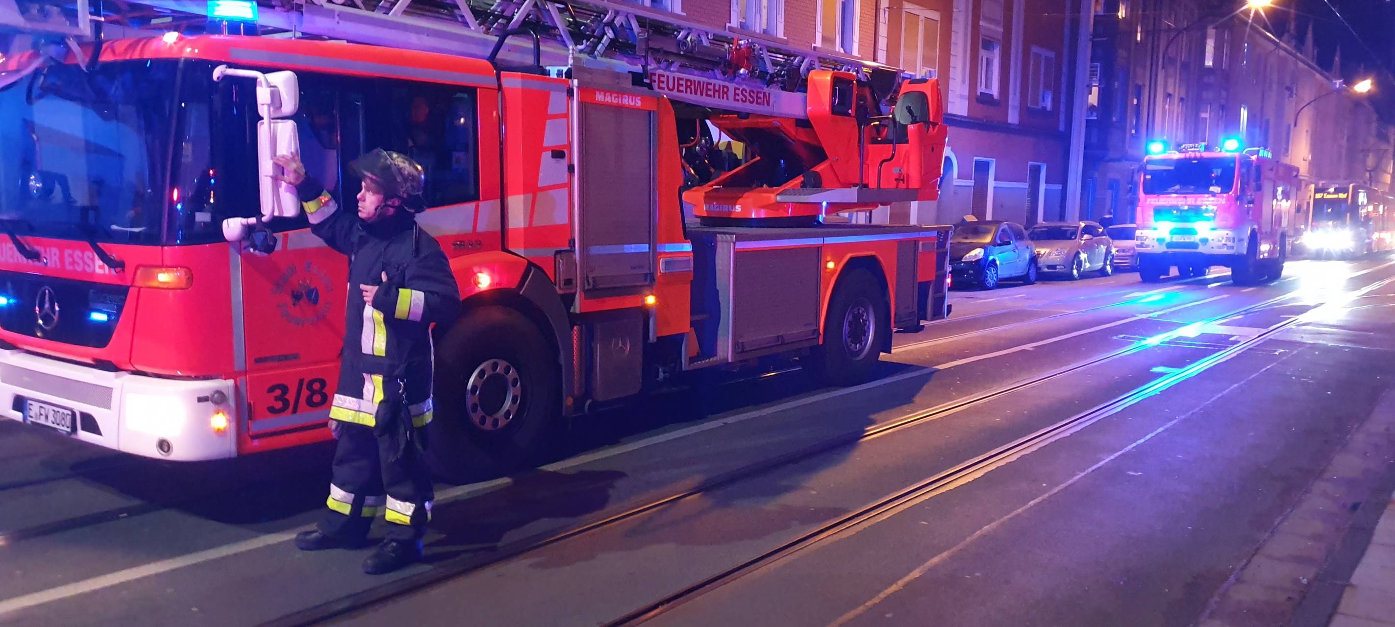 Feuer Radio Essen Katernberg retten