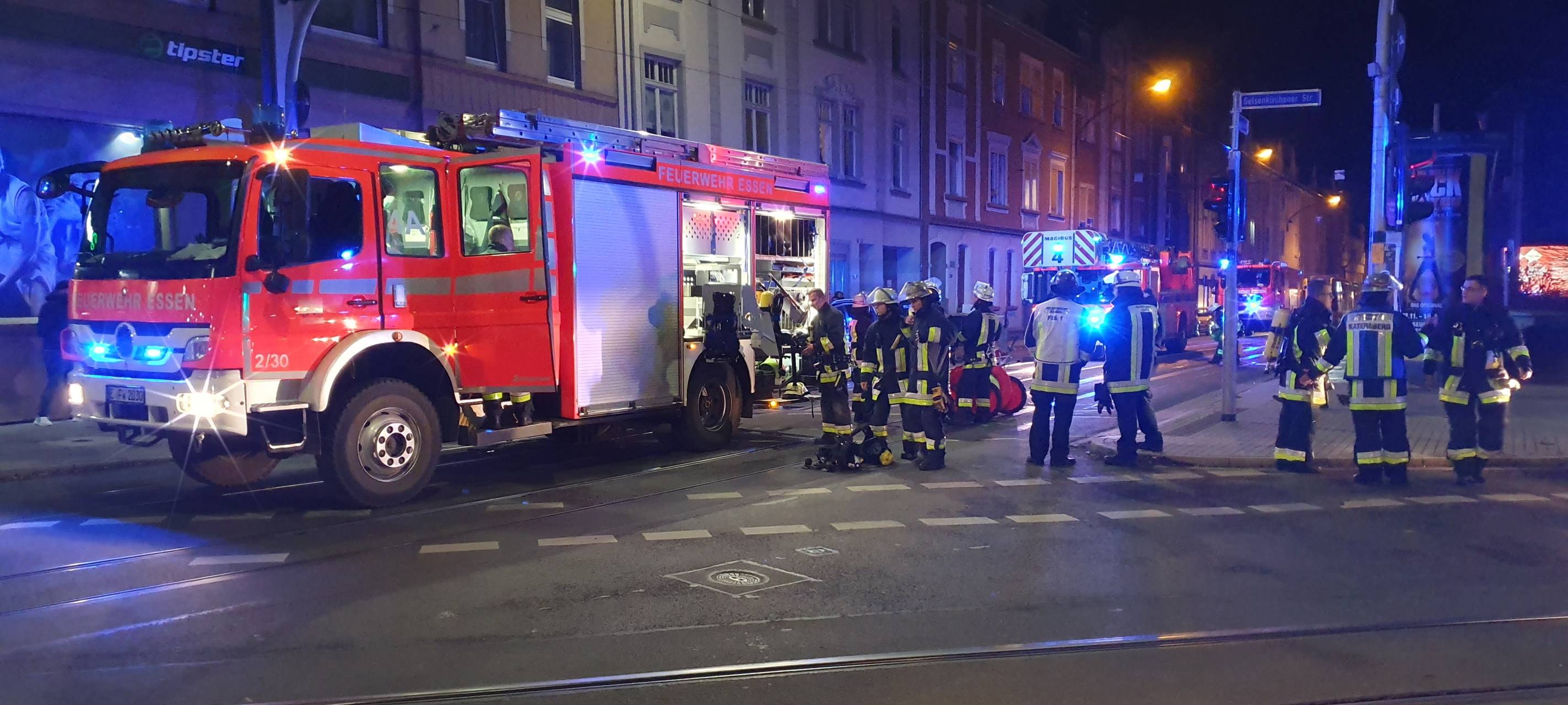 Feuer Radio Essen Katernberg retten
